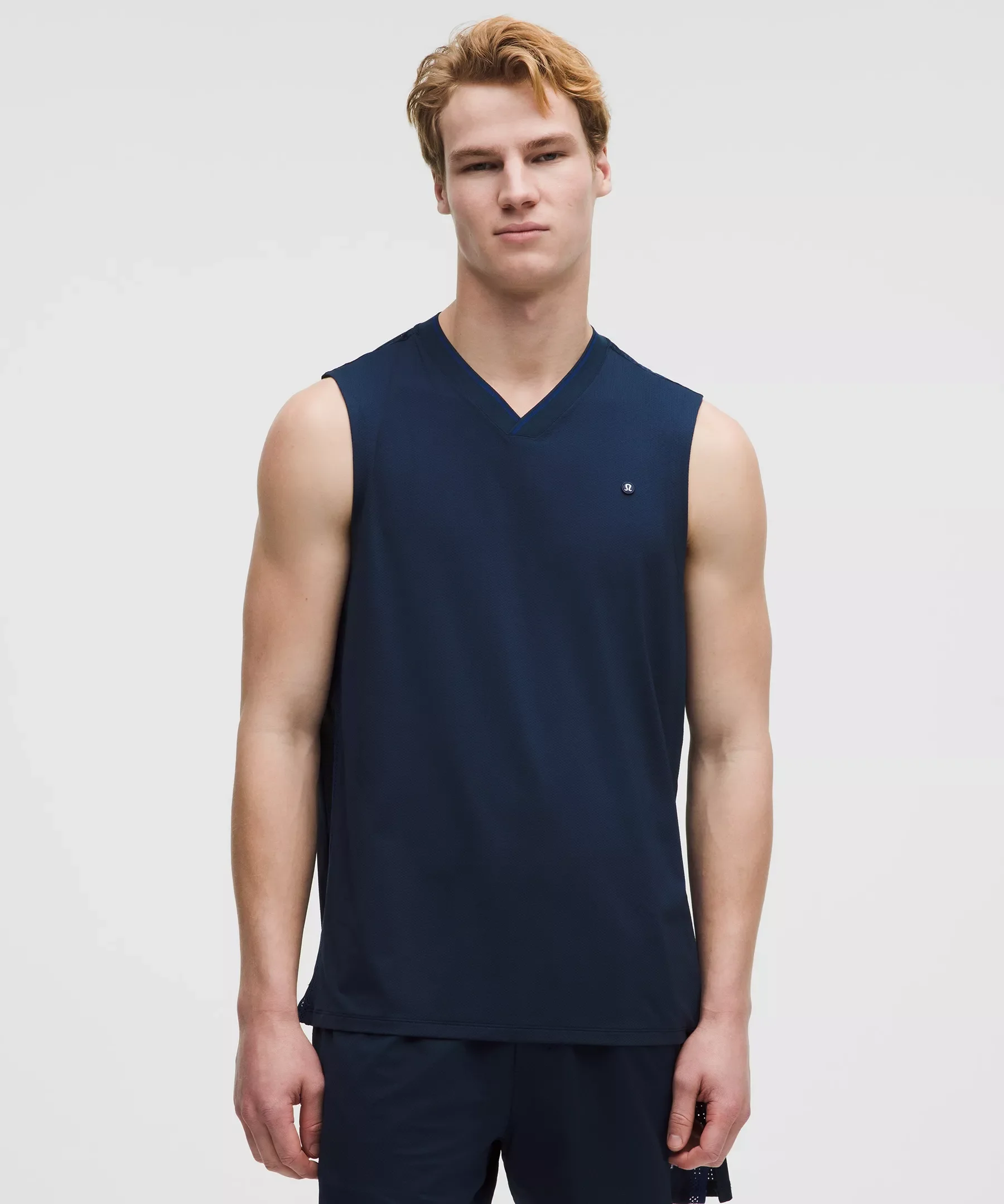Mesh-Panelled Tennis Sleeveless Shirt - 1