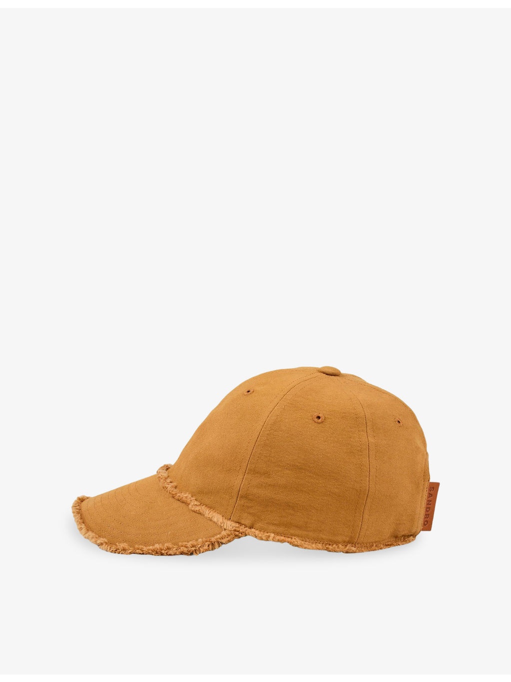 Frayed-Edge Cotton Cap - 2