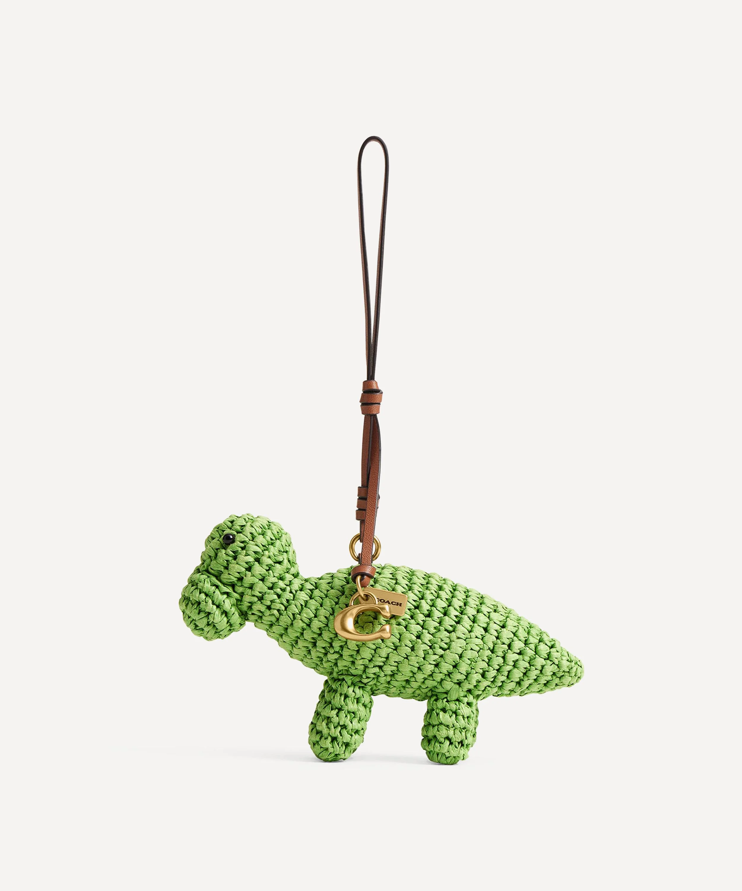 Straw Dino Bag Charm - 1