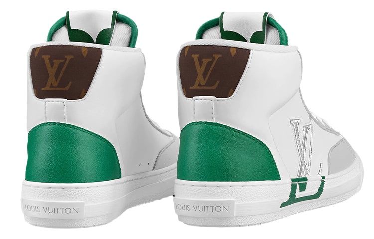(WMNS) LOUIS VUITTON Charlie Ankle Sneakers 'Grey Green' 1A9S50 - 5