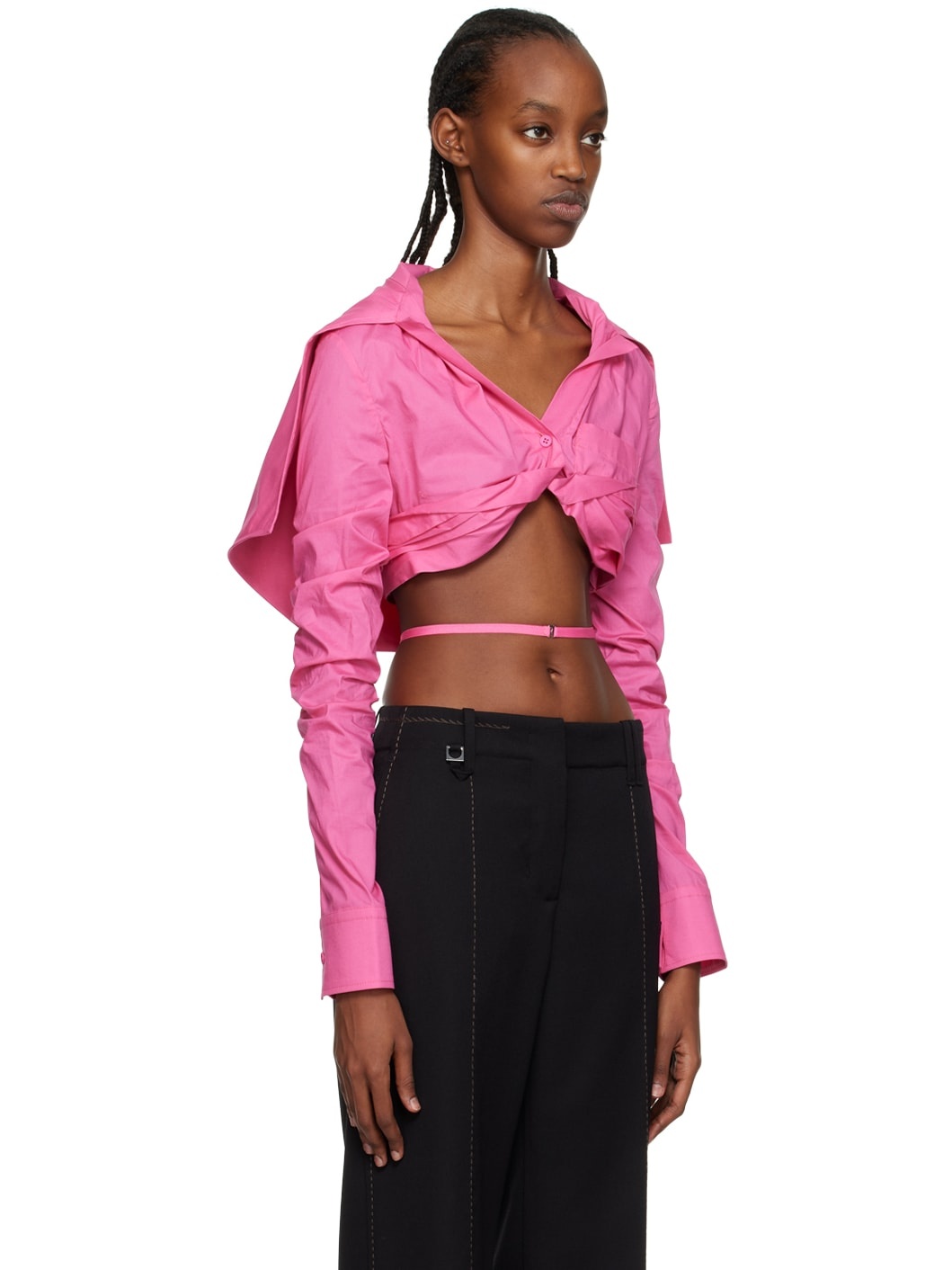 Pink Le Raphia 'La Chemise Meio' Shirt - 2