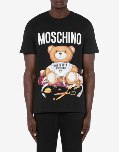 Moschino TAILOR TEDDY BEAR ORGANIC JERSEY T-SHIRT outlook