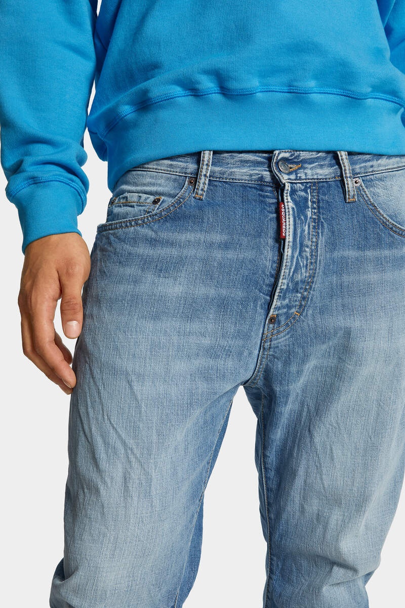 LIGHT CLEAN WASH BRO JEANS - 5