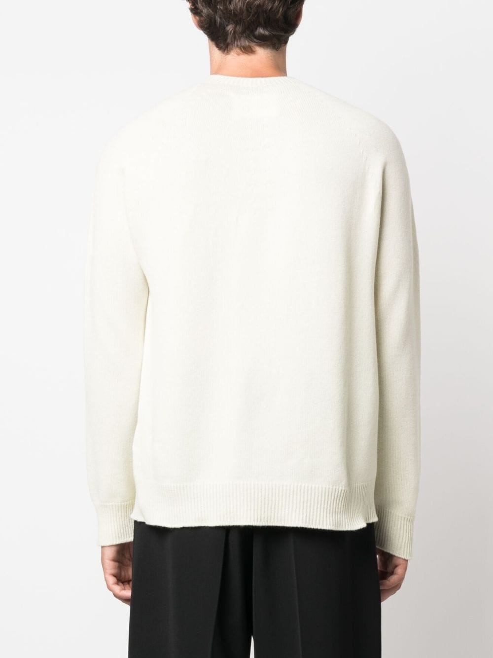 round-neck cashmere jumper - 4