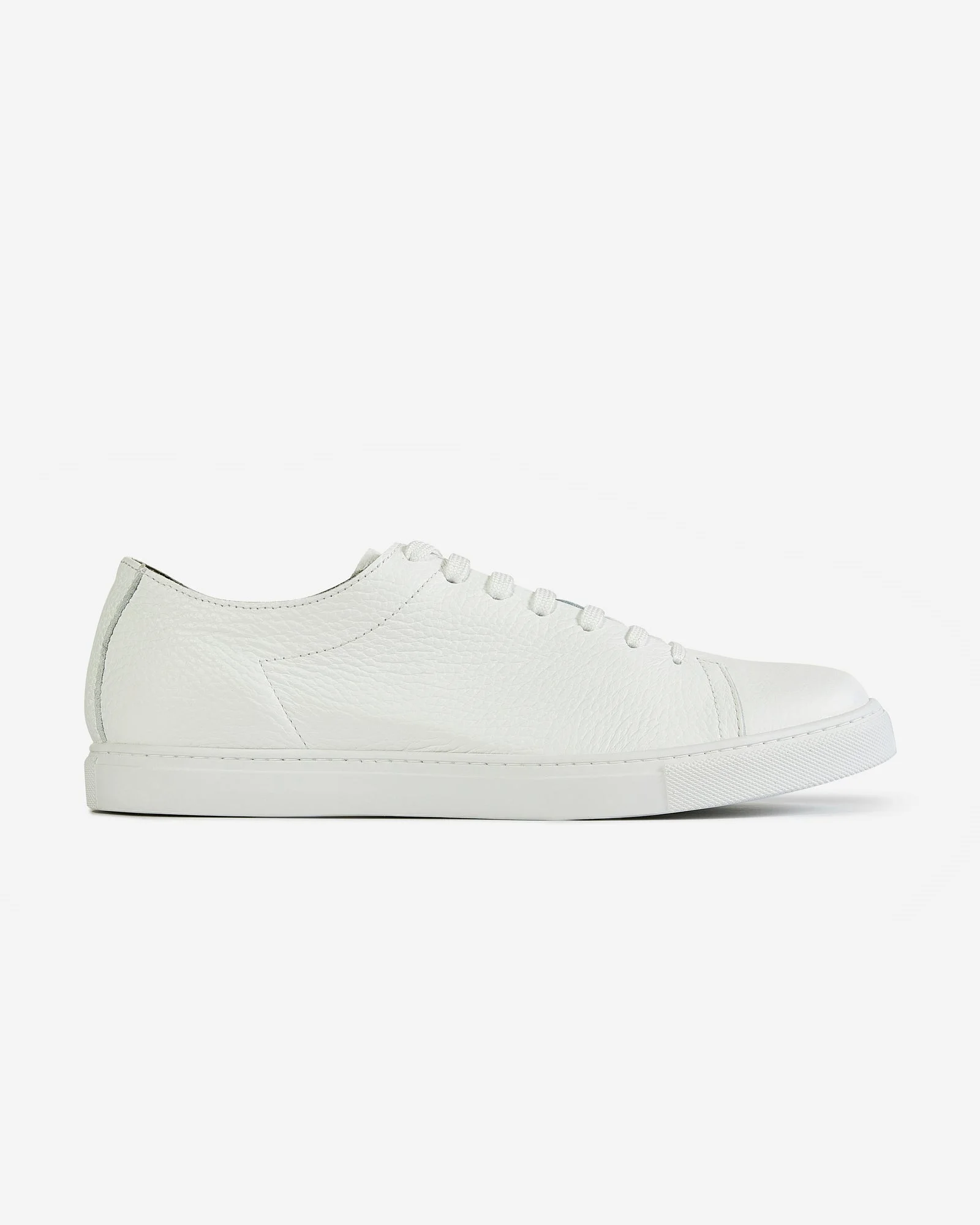 Hammered calfskin trainers - 1