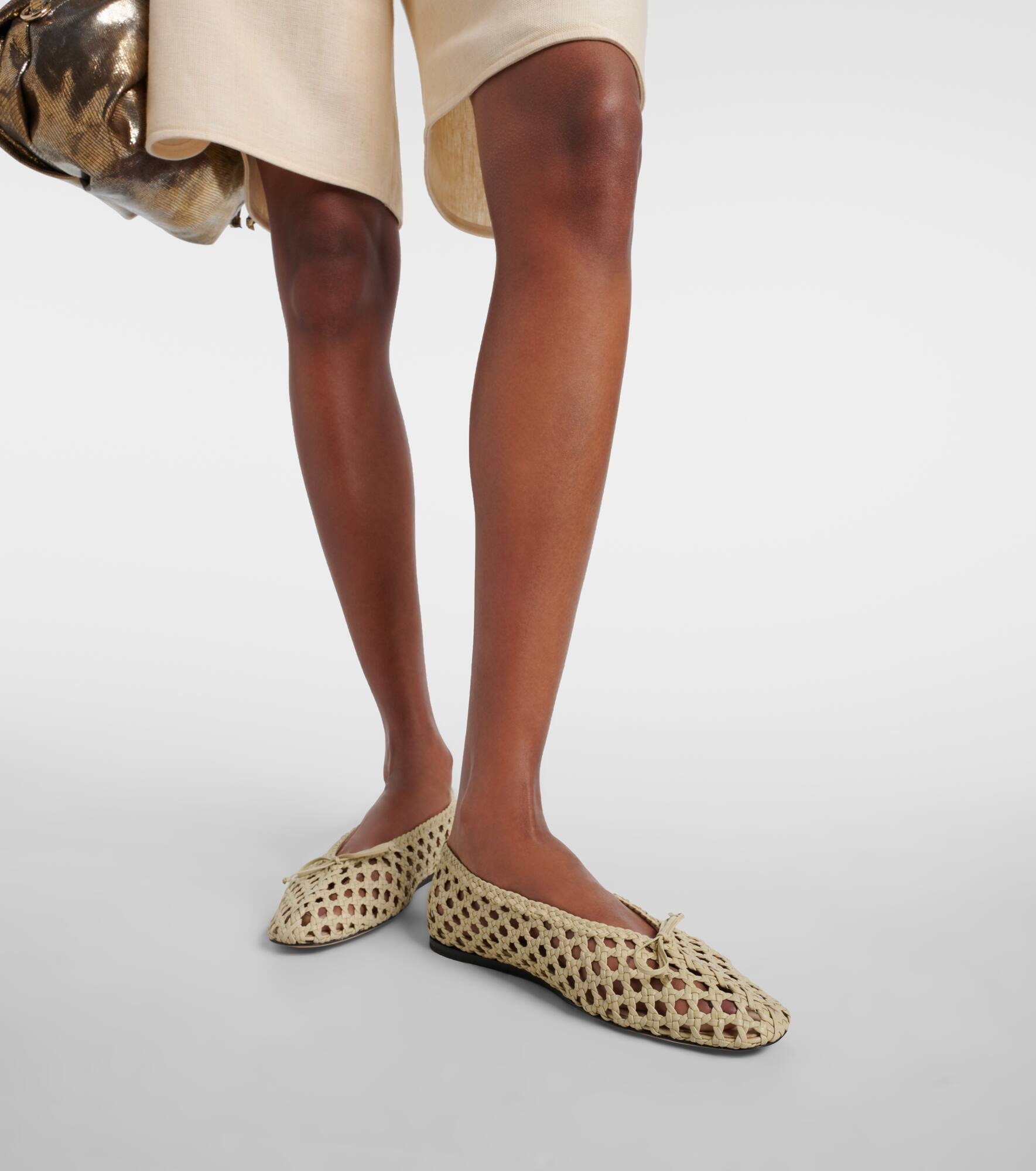 Regency woven leather ballet flats - 4
