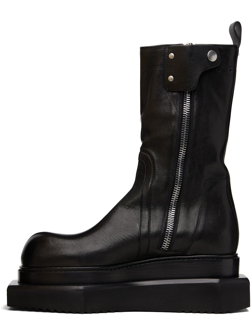 Black Concordians Zipped Turbo Cyclops Boots - 3