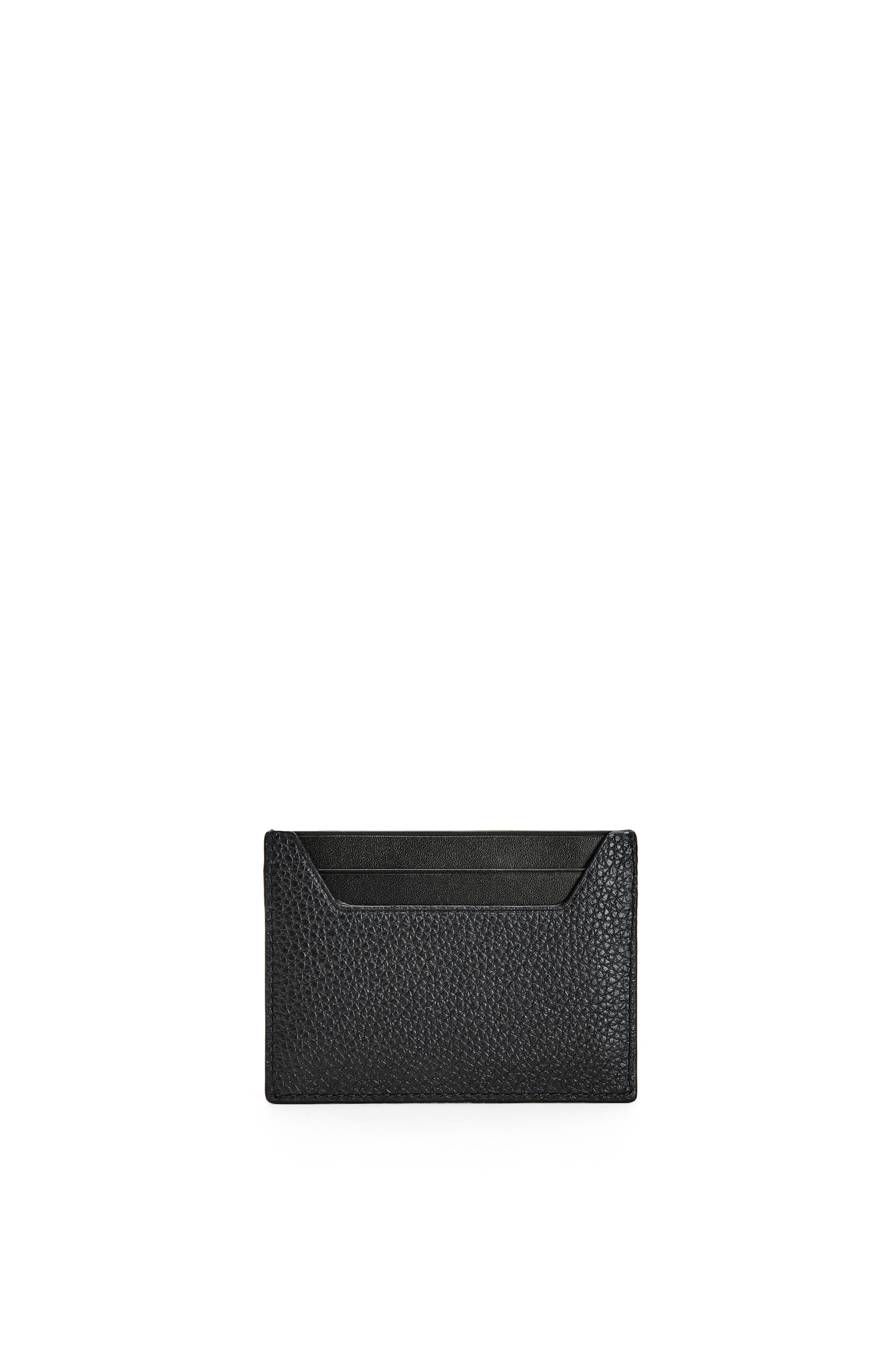 Plain cardholder in soft grained calfskin - 2