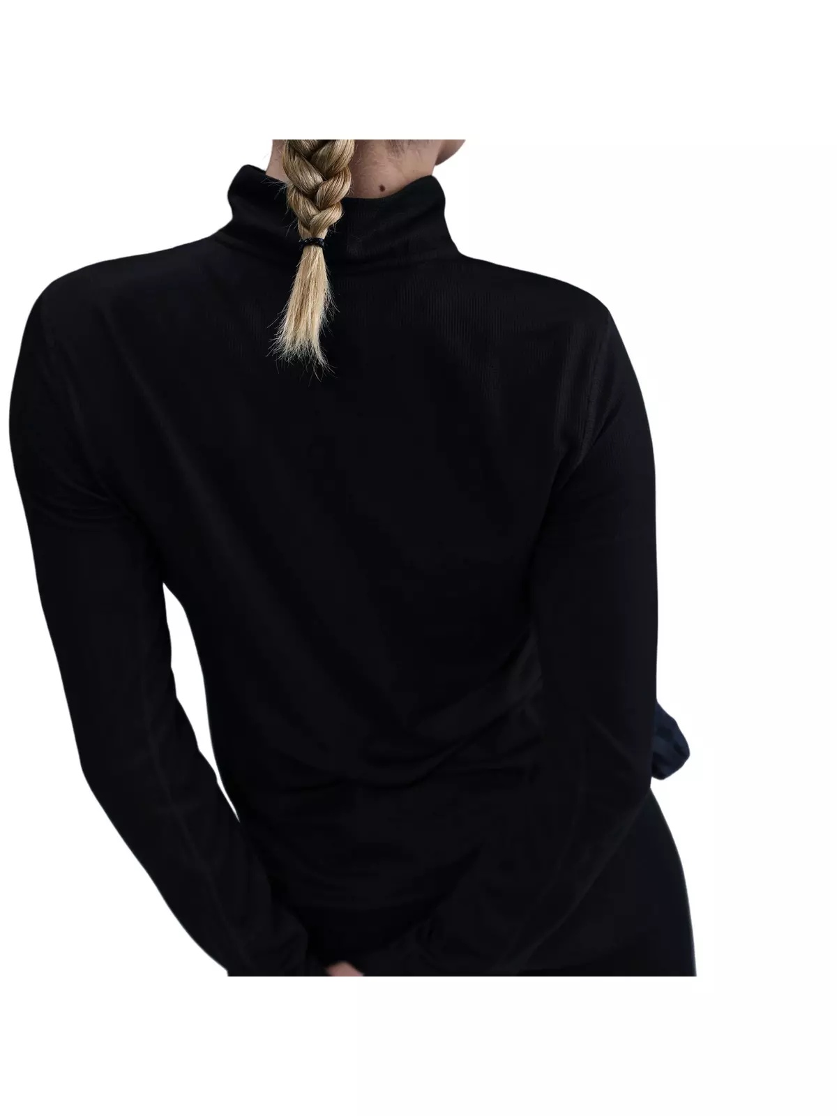 Women's Trail Dri-FIT 1/4-Zip Running Mid-Layer Top -Black - 4