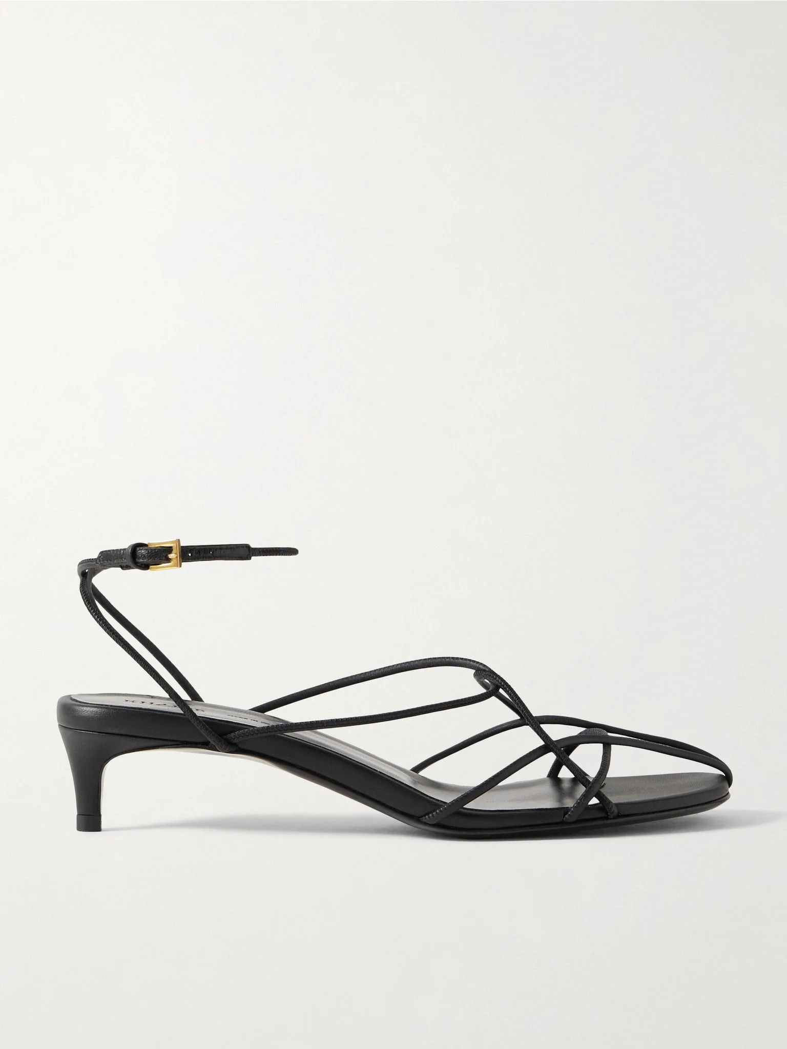 Loulou leather sandals Black - 1