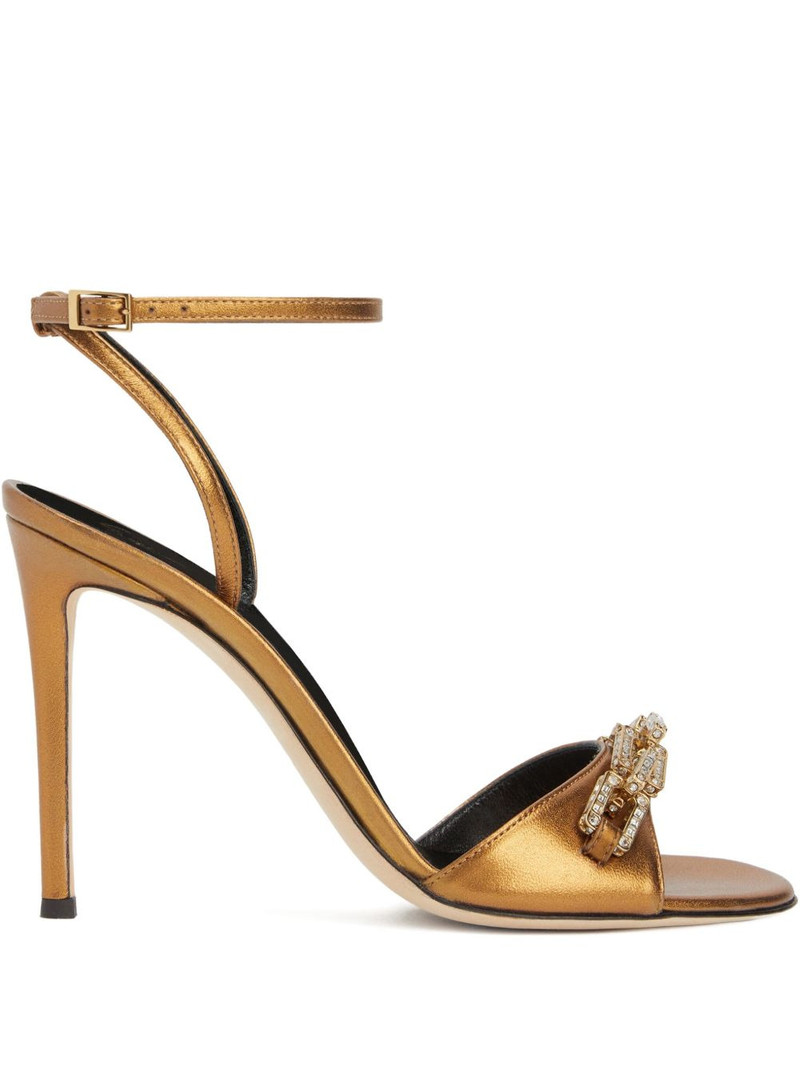 Evry crystal-embellished sandals 1
