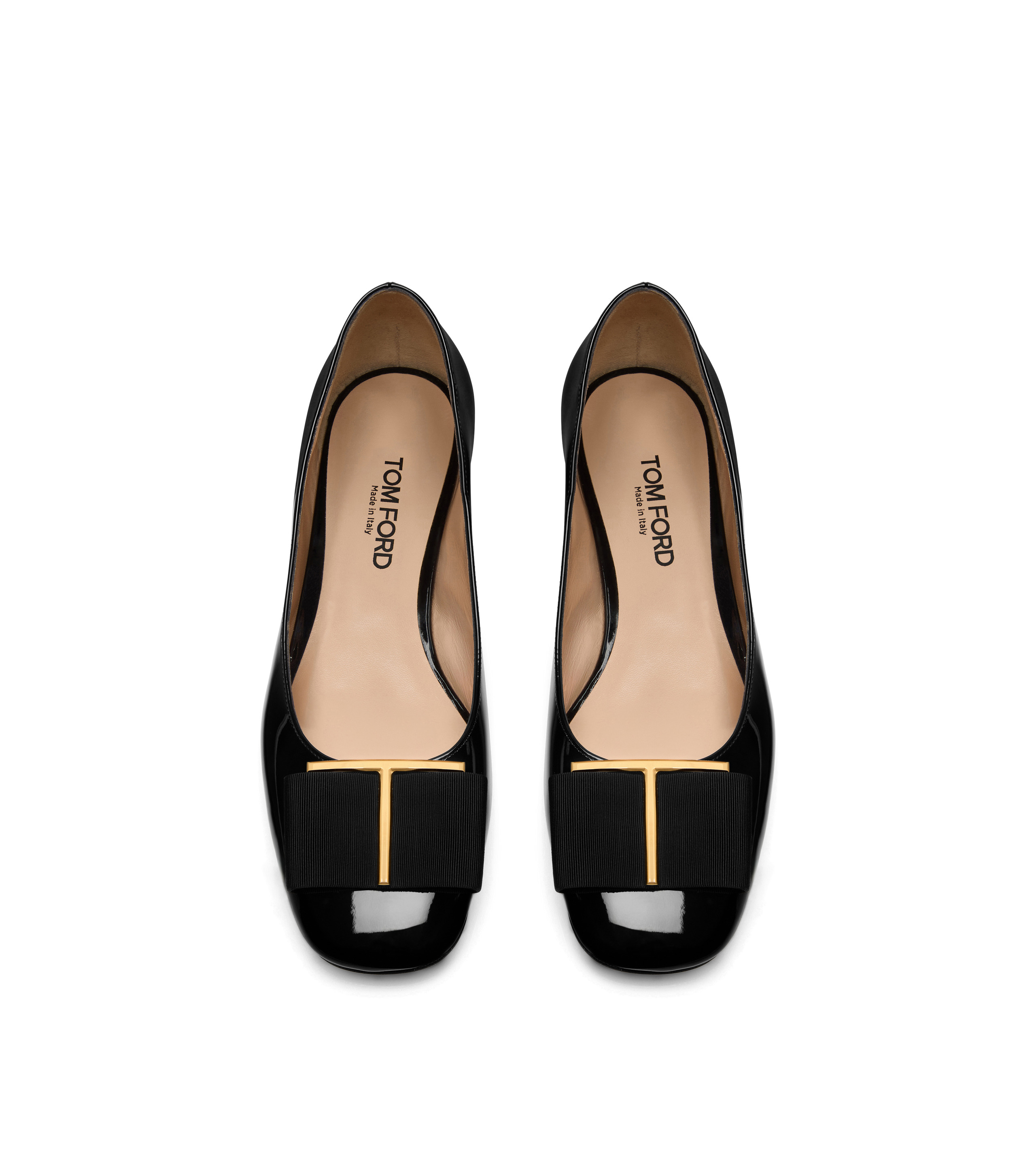 LEATHER AND GROS GRAIN AUDREY BALLERINA FLAT - 4