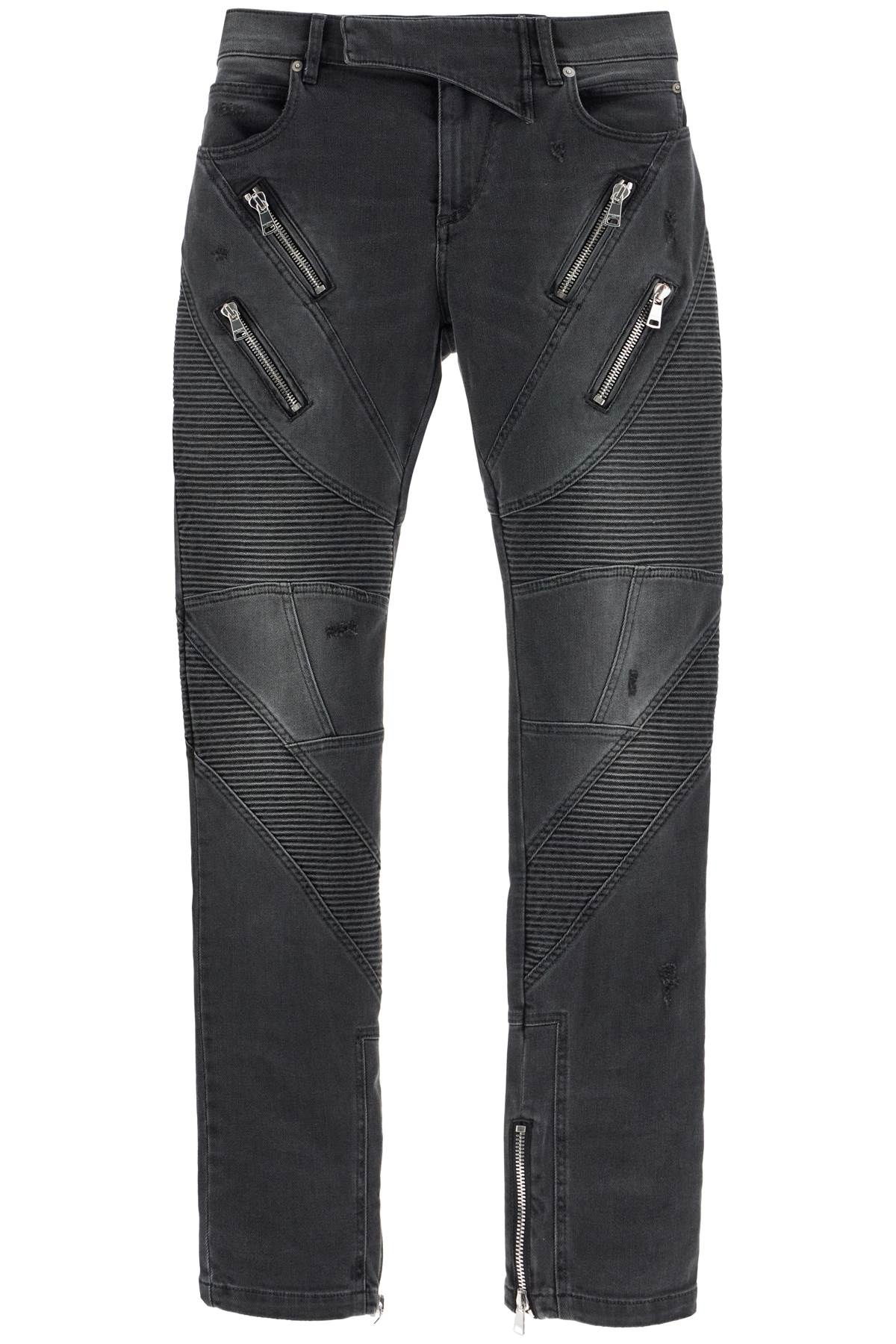 SLIM FIT BIKER JEANS FOR - 1