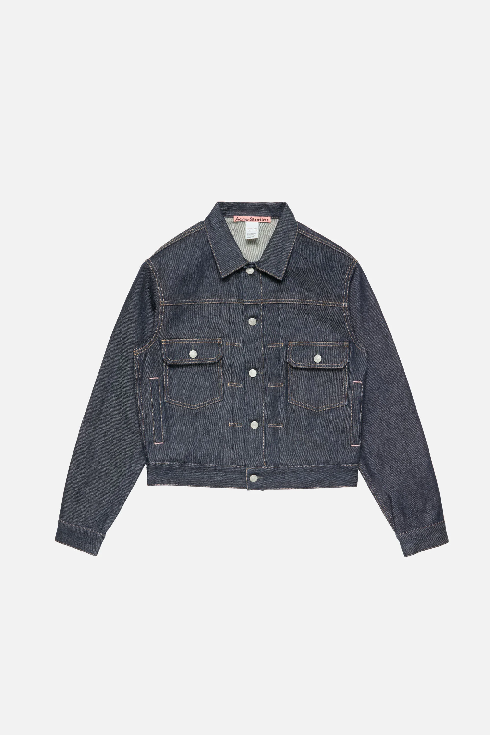 Raw denim jacket - Indigo blue - 1