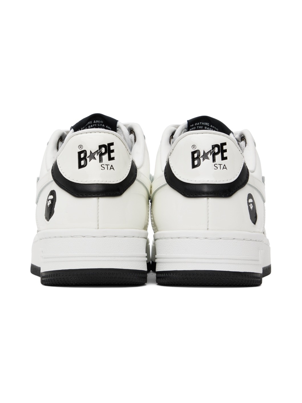 White & Black STA #6 Sneakers - 2