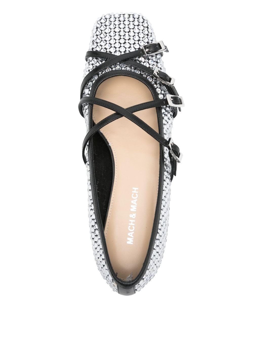 Crystal Net ballet flats - 4