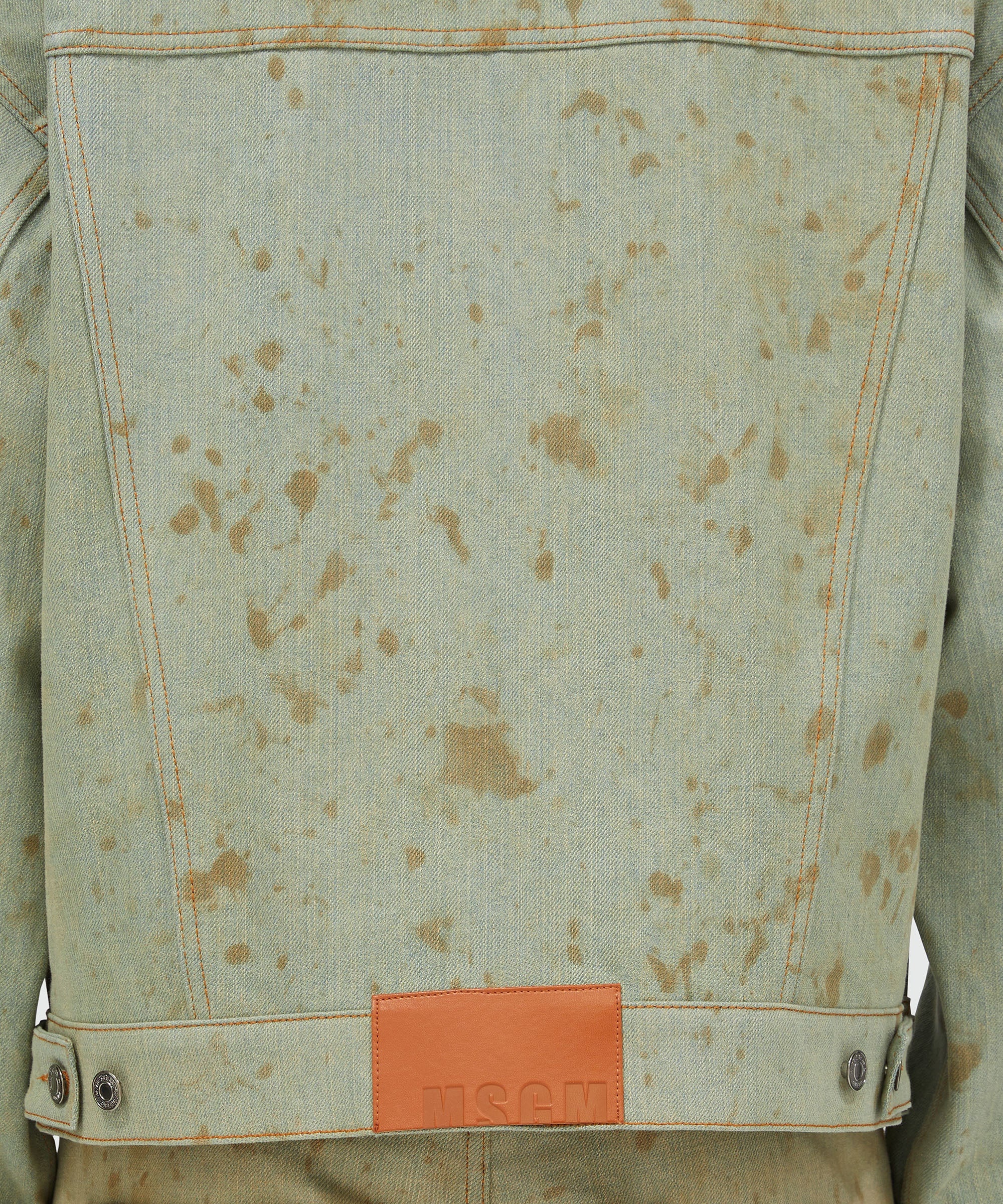 Tea-dyed denim jacket - 5