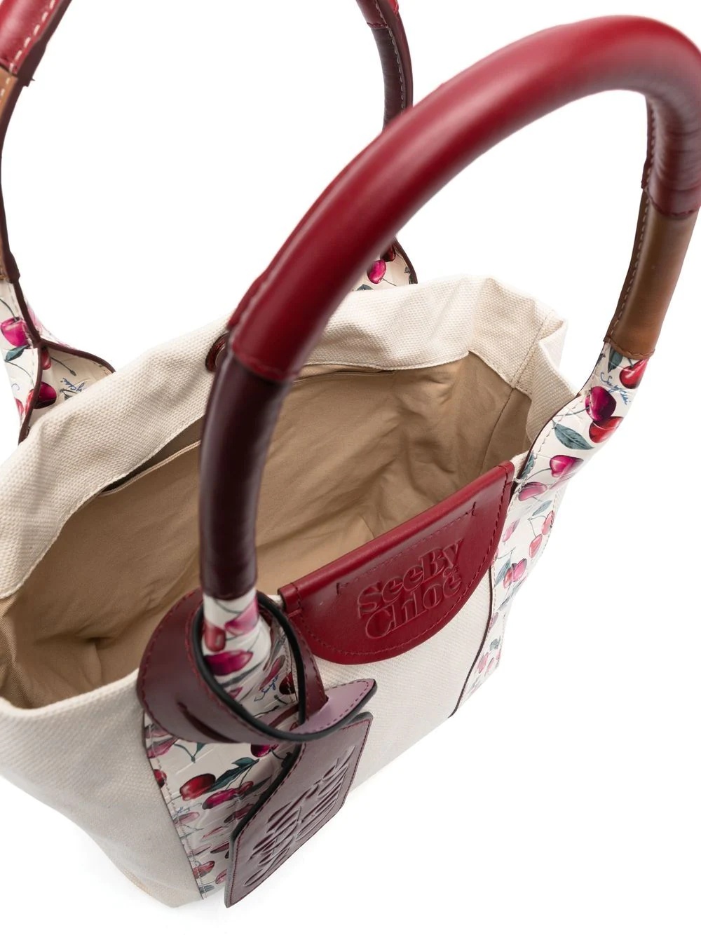 Laetiza cherry-print tote bag - 5