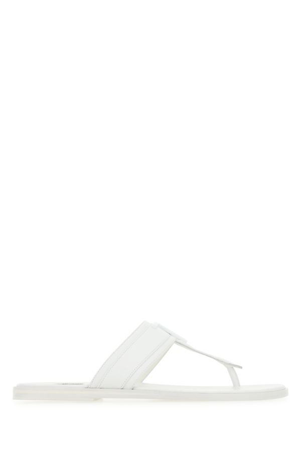サンダル TOM FORD White Leather Thong Slippers TOM FORD White leather thong slippers | gebnegozionline