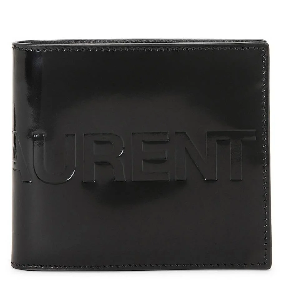 Saint Laurent East West Bi-Fold Logo Wallet - 1