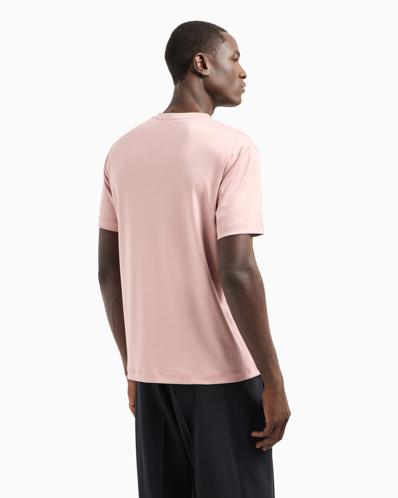 COTTON-INTERLOCK T-SHIRT WITH EMBROIDERED LOGO - 3