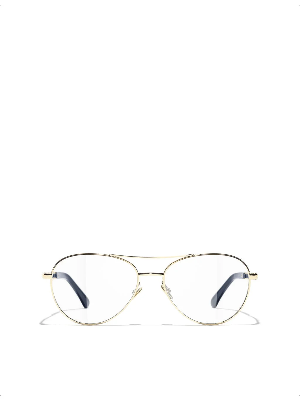 CH2224Q Aviator-Frame Metal Optical Glasses - 1
