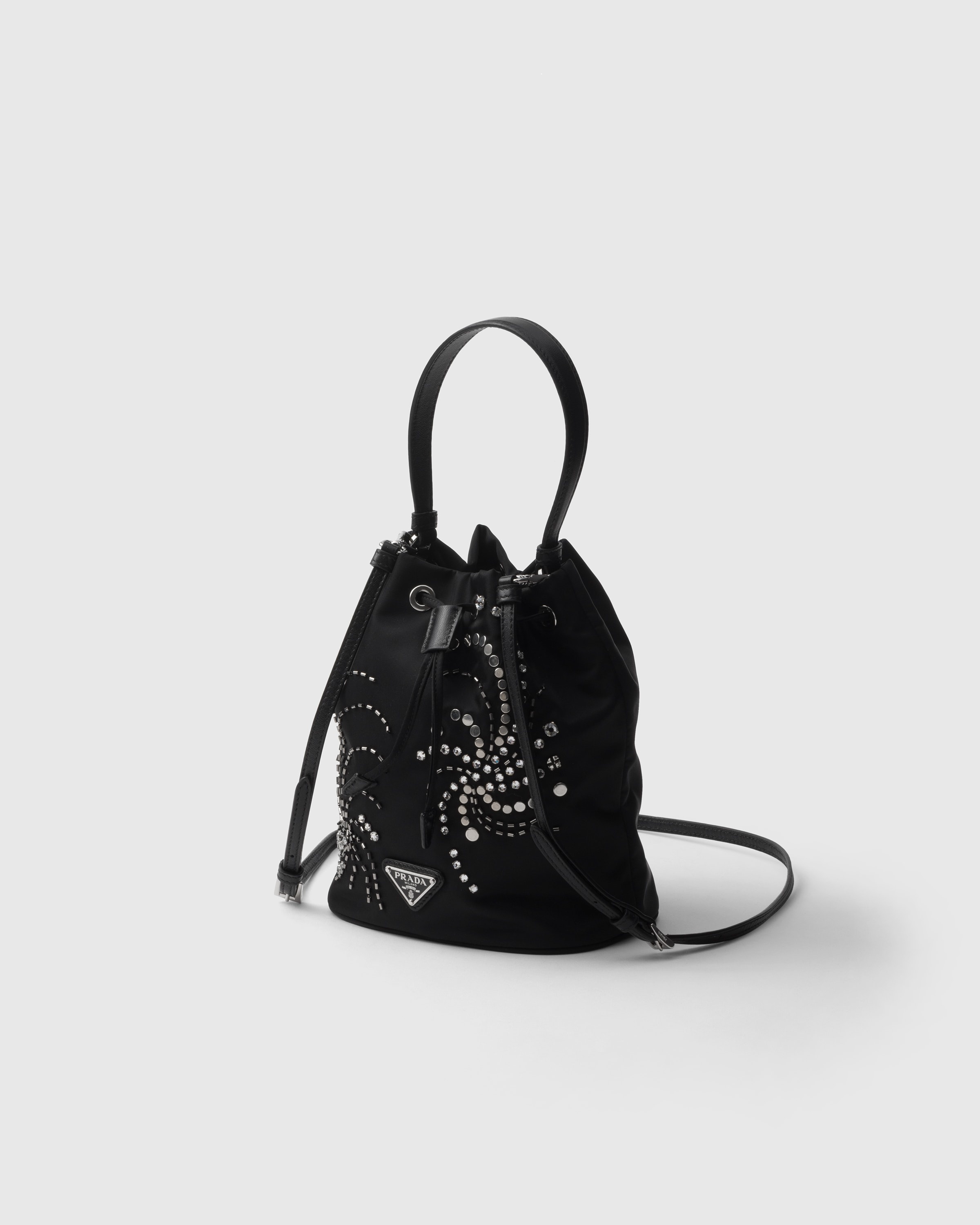 Re-Nylon embroidered mini-bag - 3