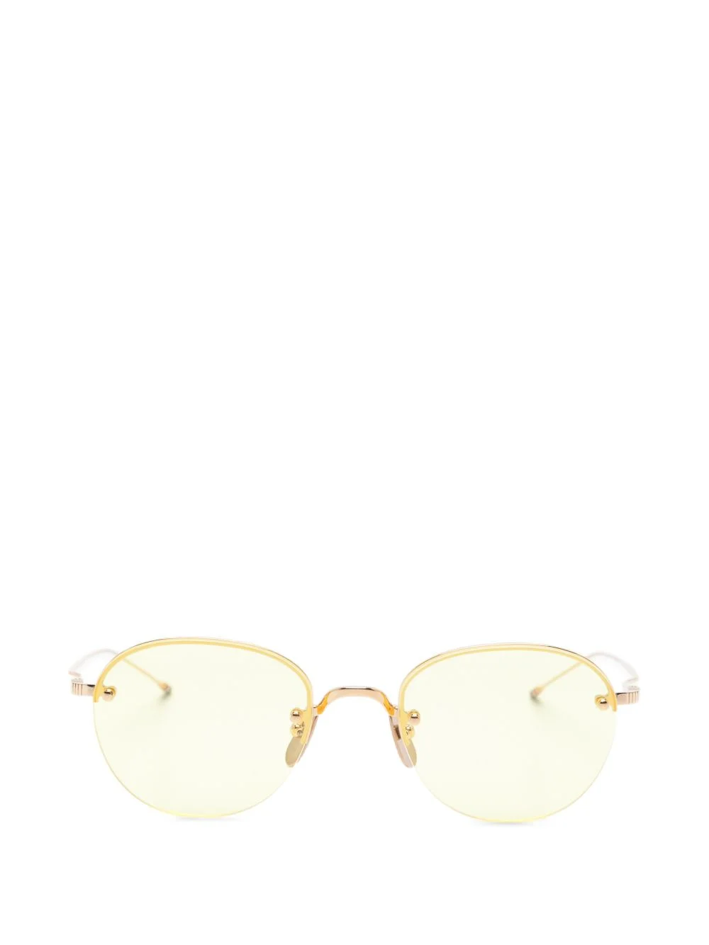 round-frame sunglasses - 1