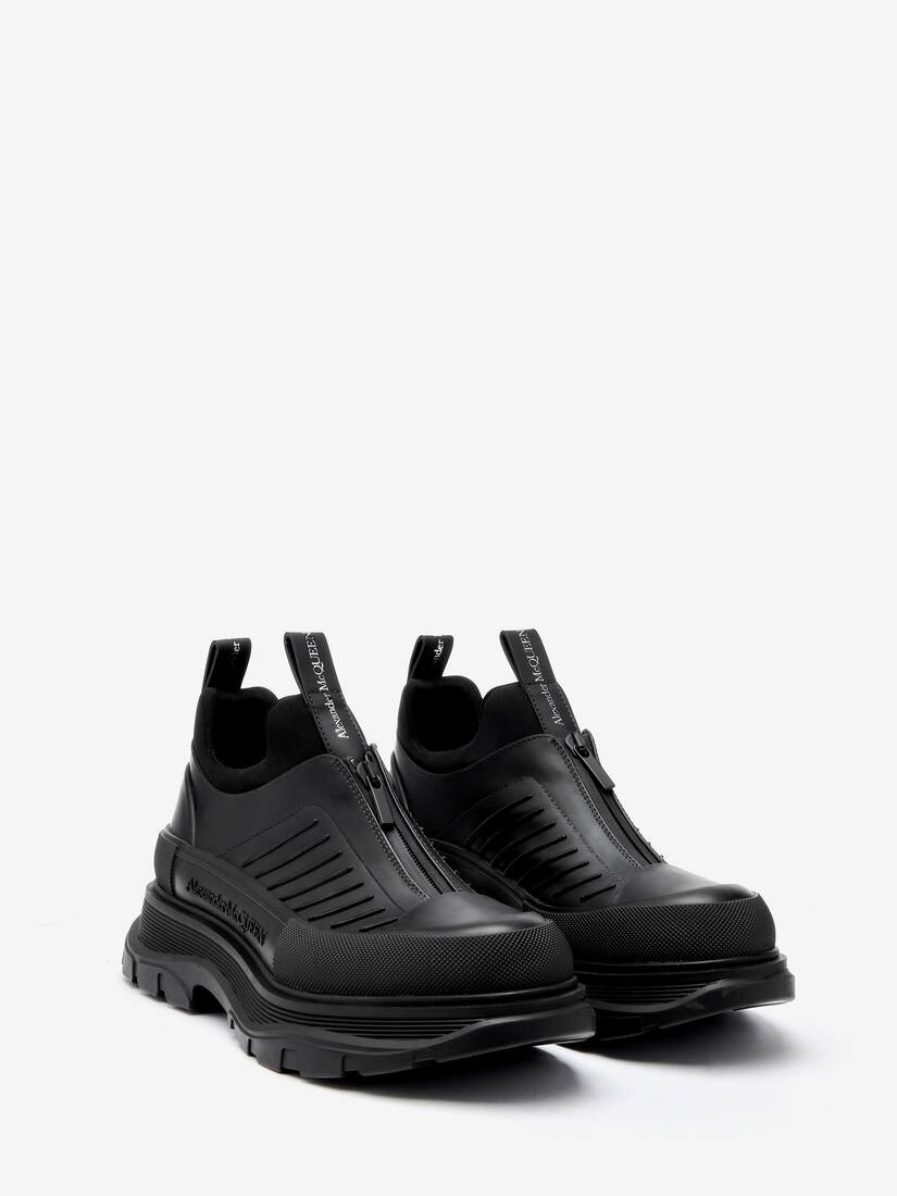 Men's Tread Slick Moto Shoe in Black - 2