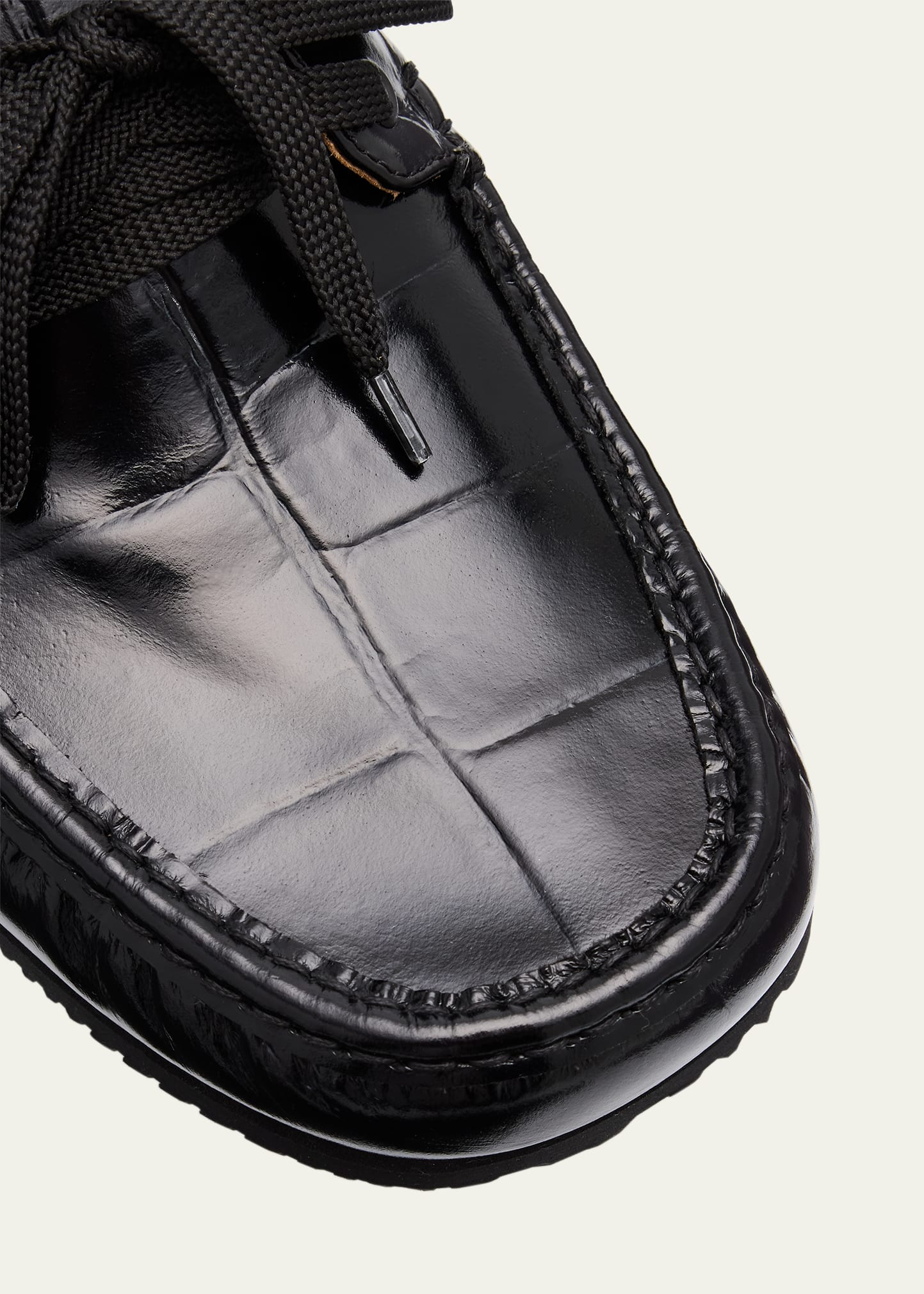 Men's Les Batto Calfskin Boat Shoes - 6