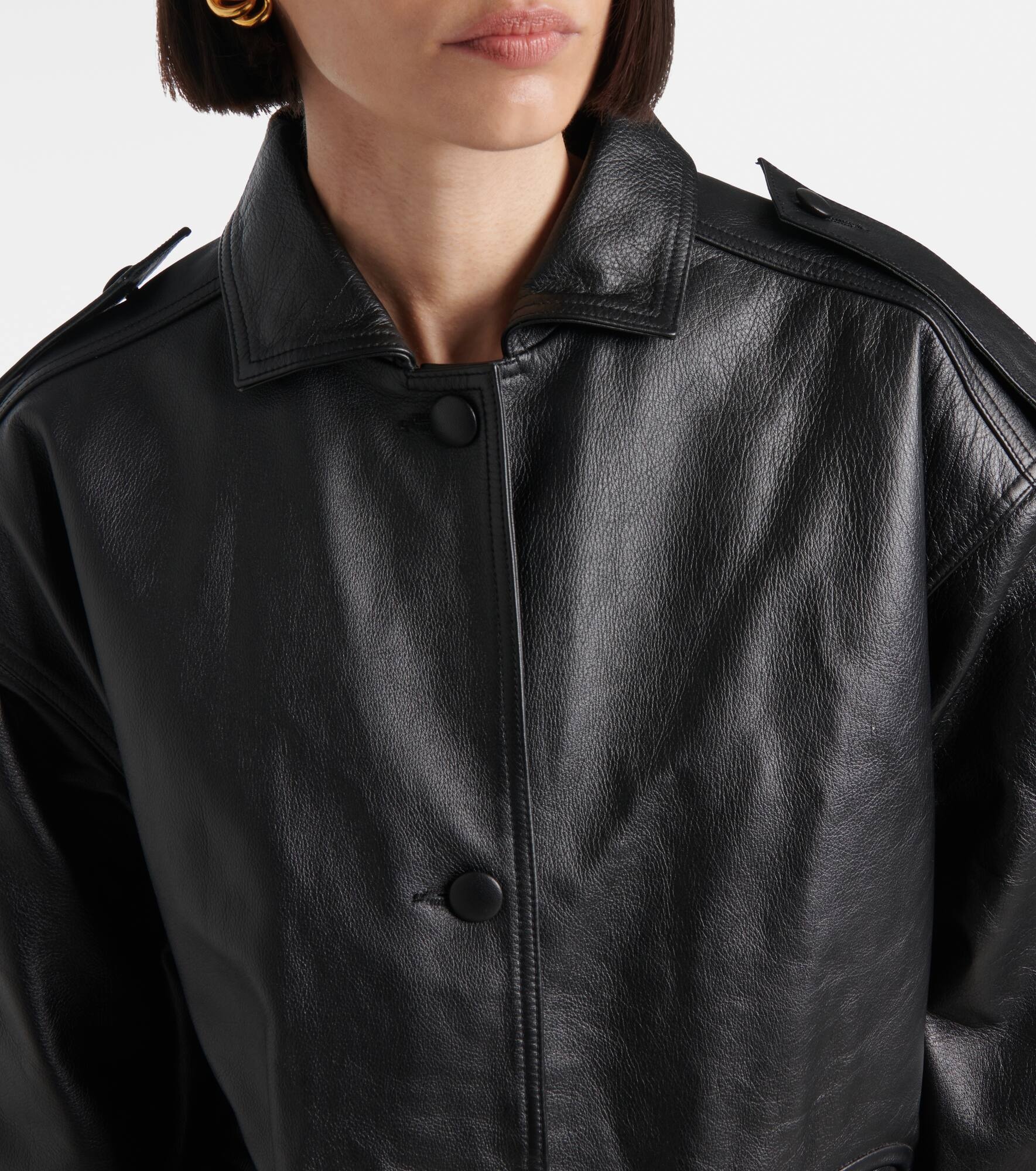 Charlie leather jacket - 4