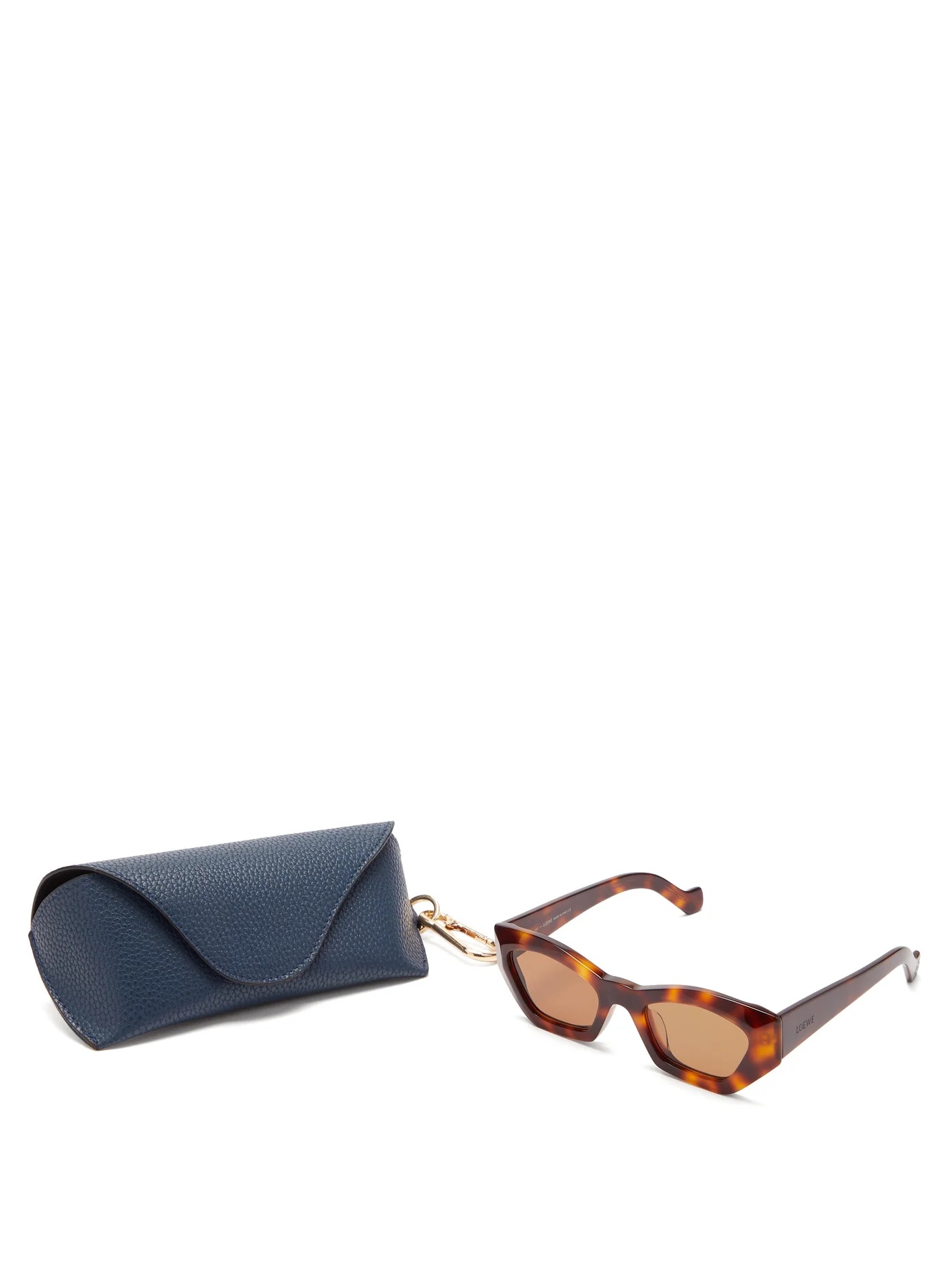 Geometric cat-eye tortoiseshell-acetate sunglasses - 5