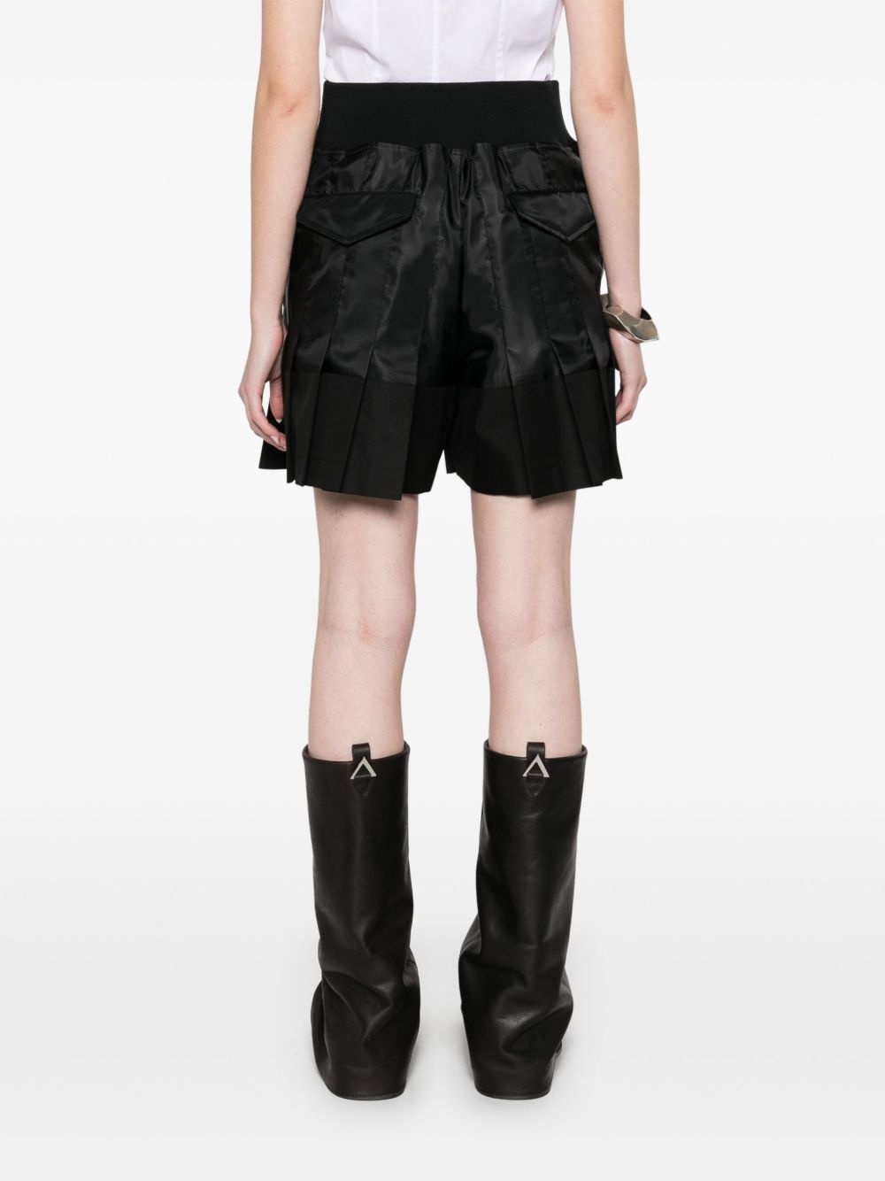 panelled shorts - 4
