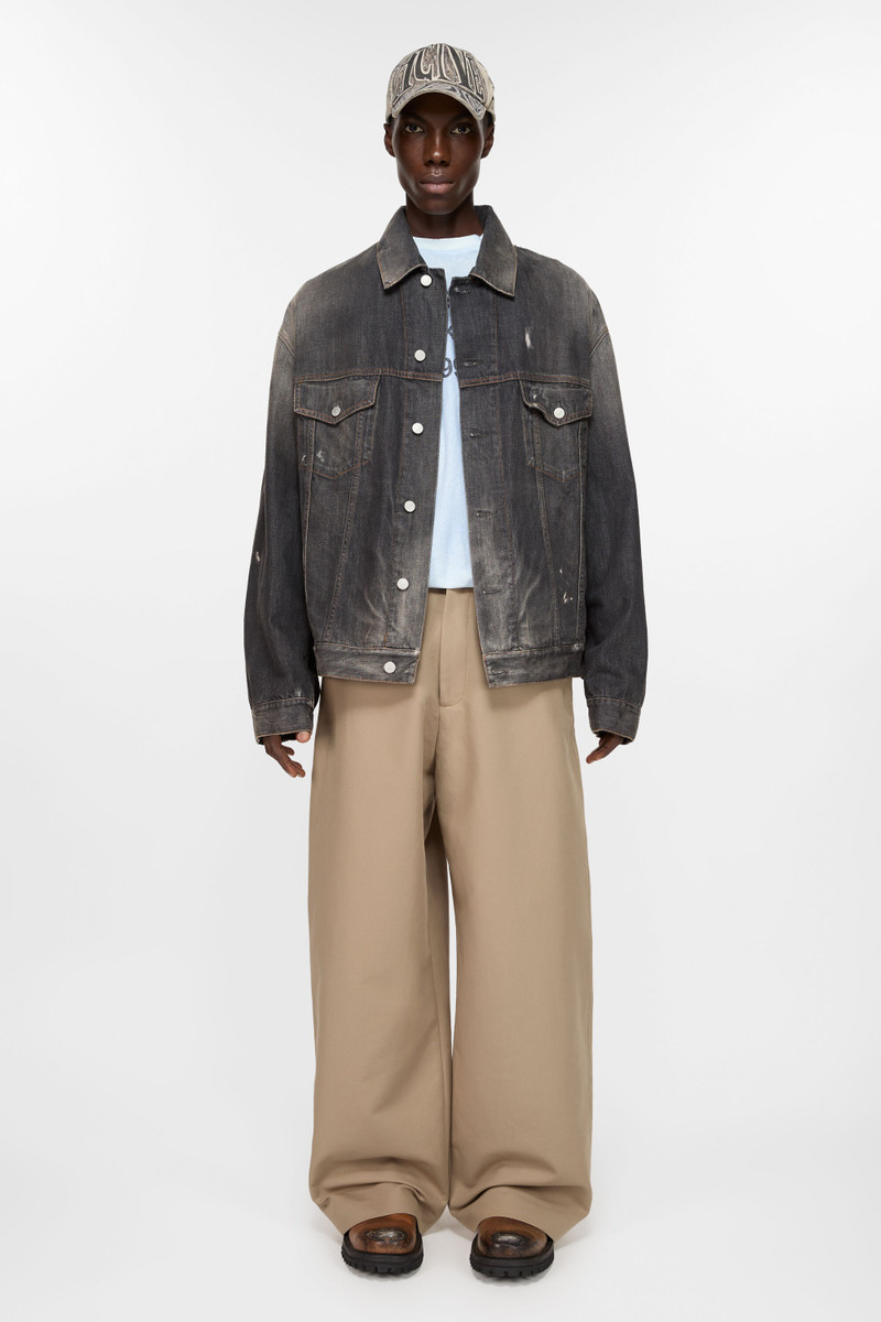 Acne Studios Twill trousers - Khaki beige outlook