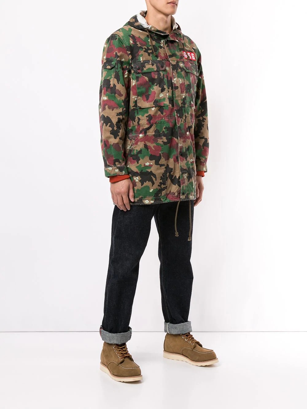 field hooded parka jacket - 3