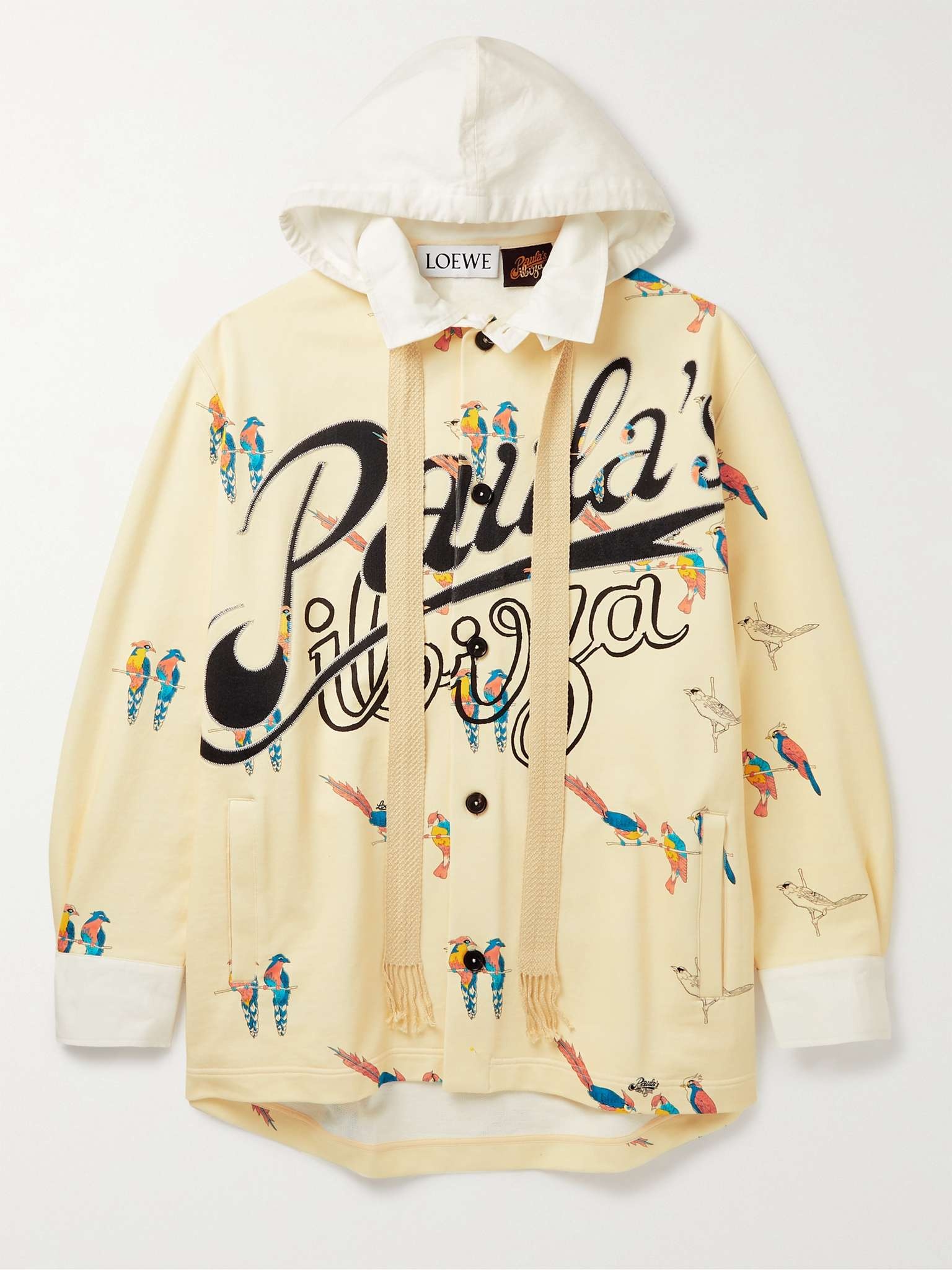 + Paula's Ibiza Printed Loopback Cotton-Jersey Hoodie - 1