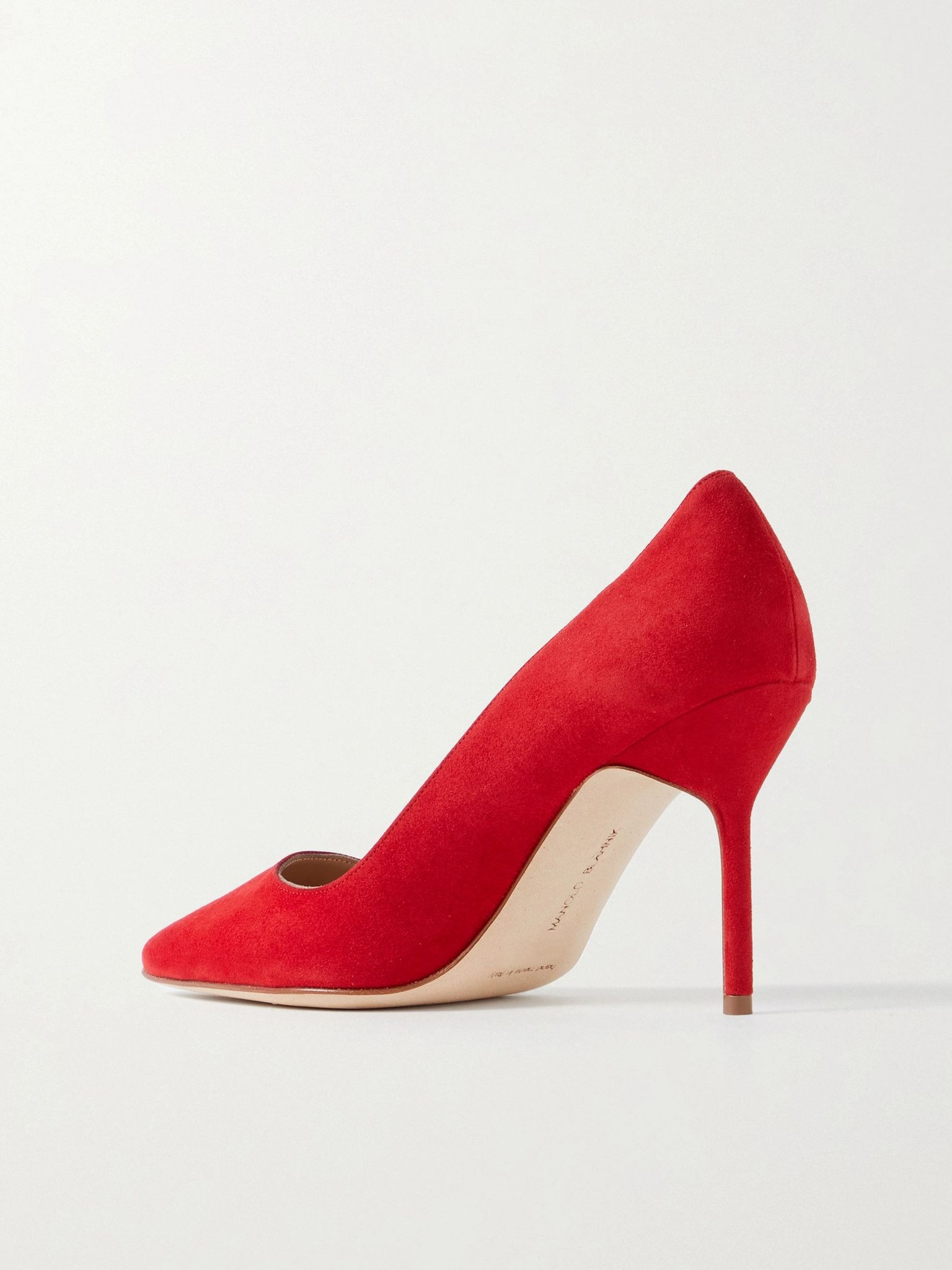 BB 90 suede pumps Red - 3