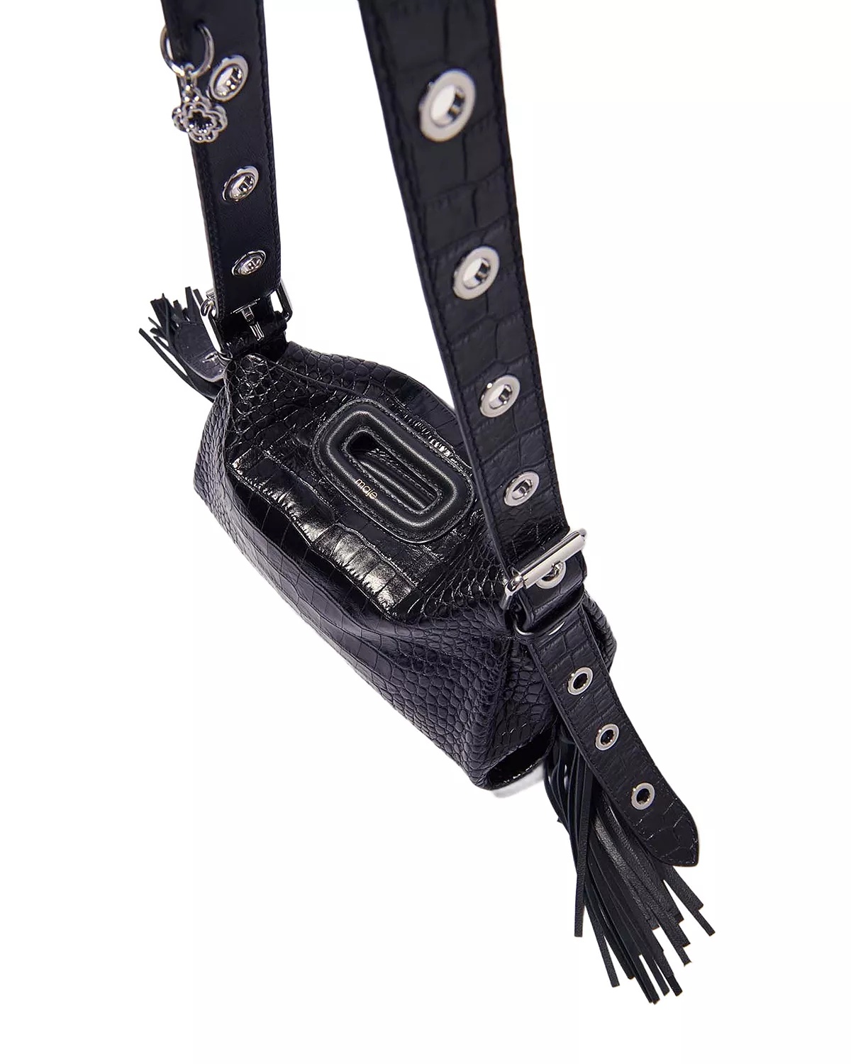 Miss M Mini Embossed Leather Bag - 9