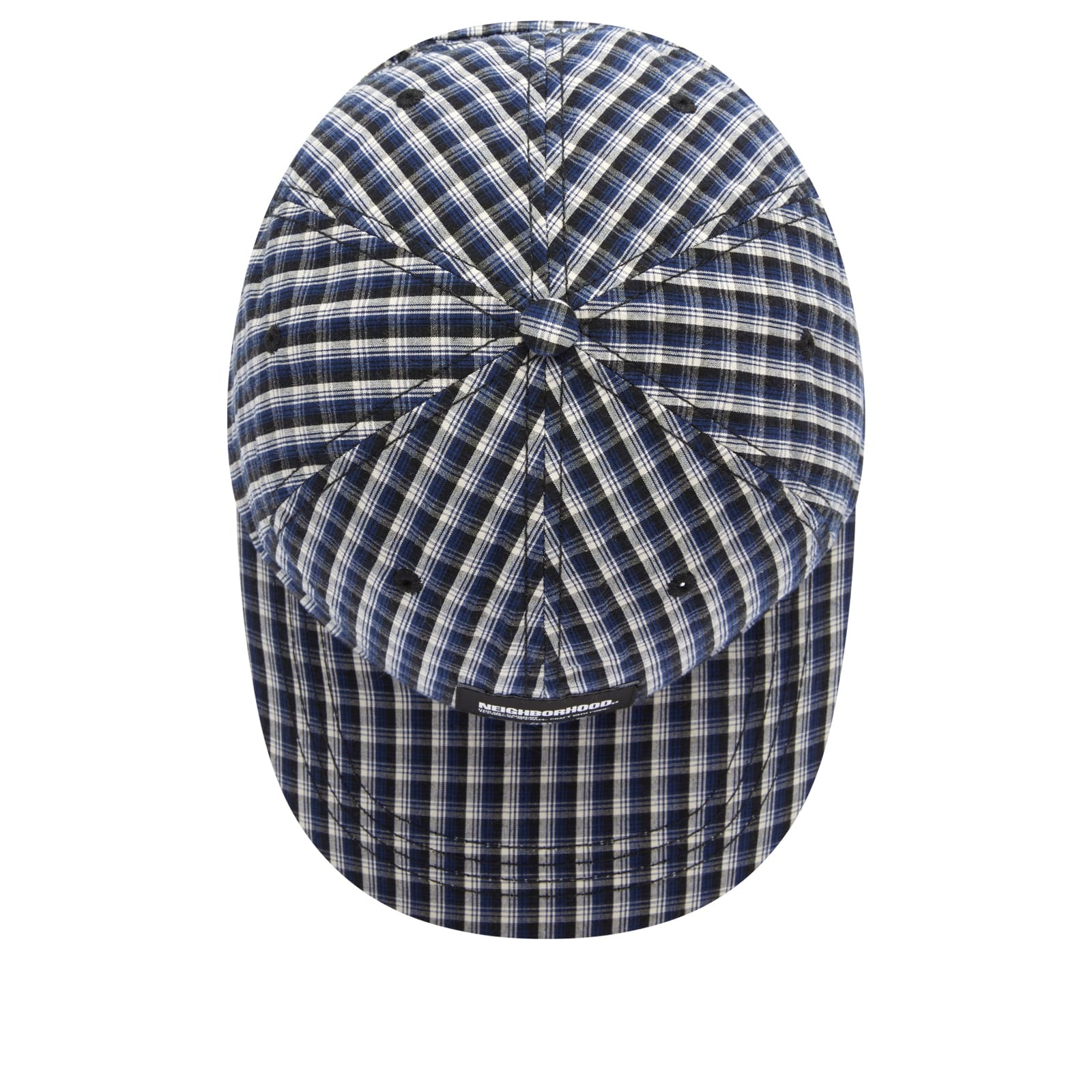 Neighborhood Gingham Hombre Check Dad Cap - 3