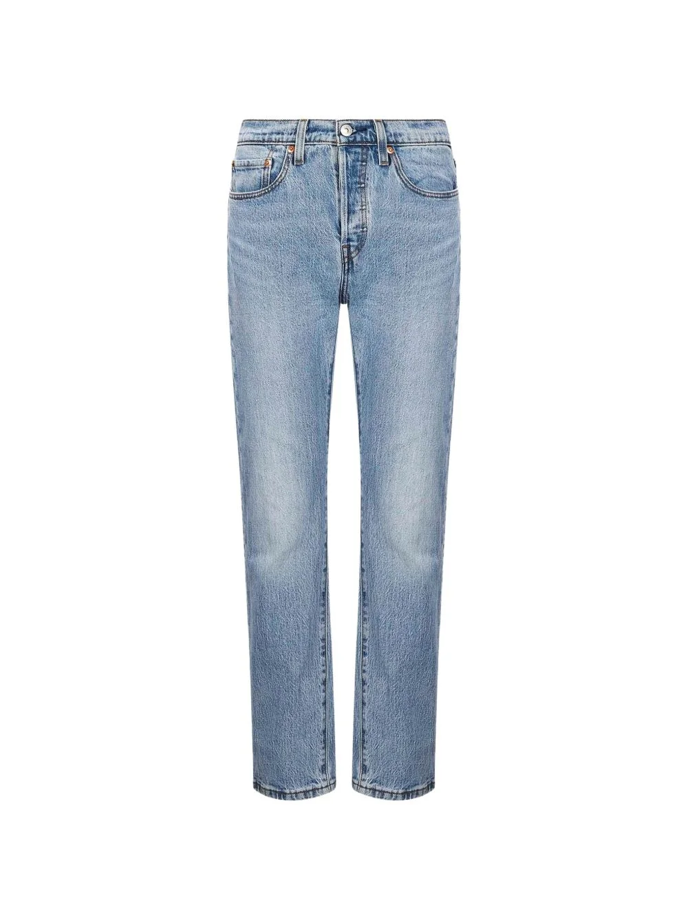 501 logo-patch straight-leg jeans - 1