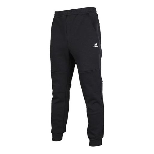 adidas AI PNT Space Casual Sports Knit Long Pants Black FJ0237 - 1