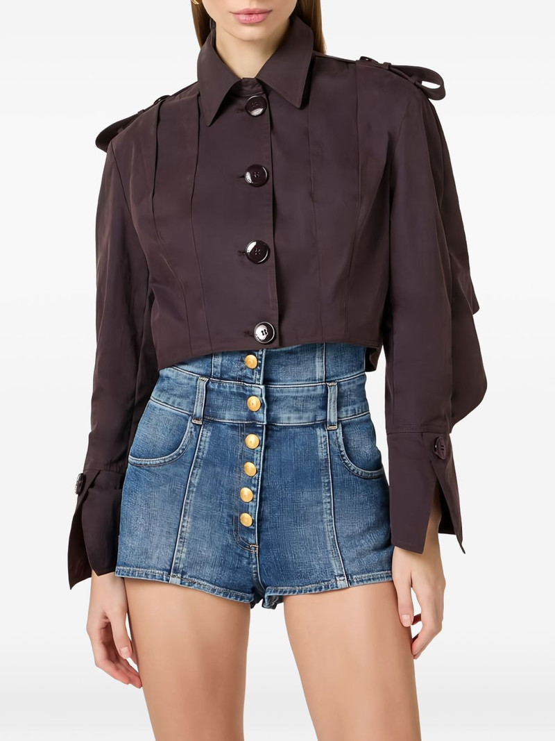 cape-sleeves cropped jacket 4