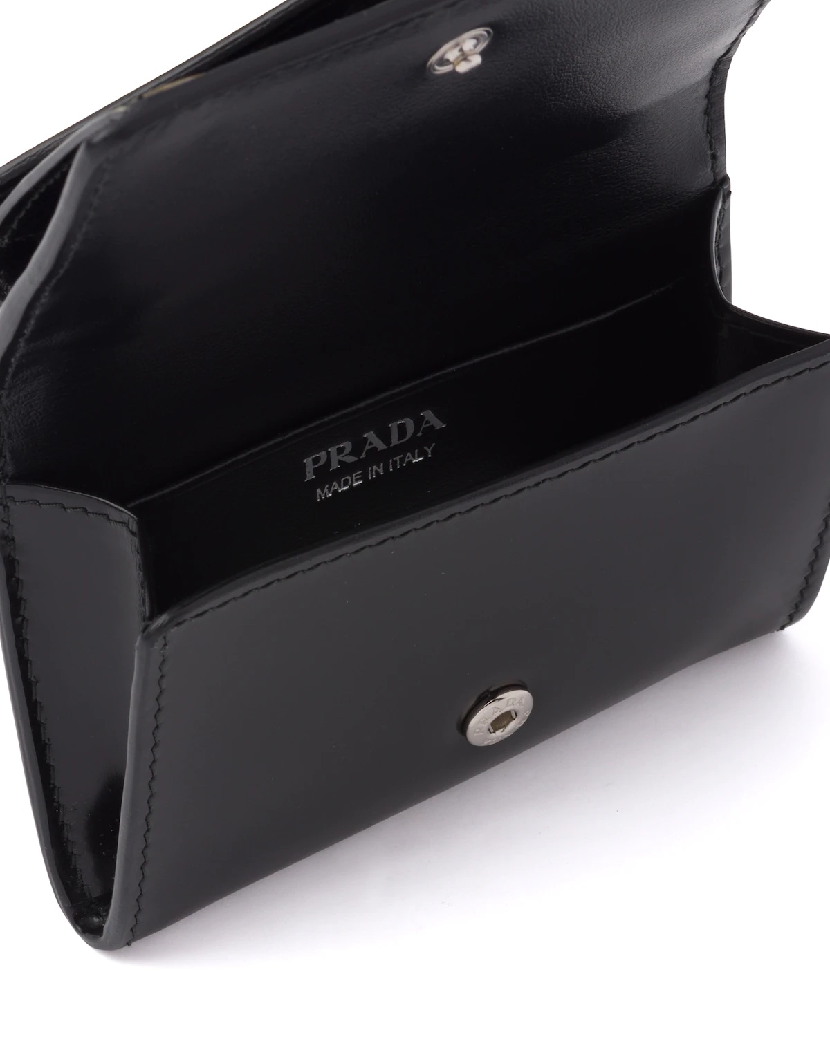 Brushed leather card holder with shoulder strap - 4