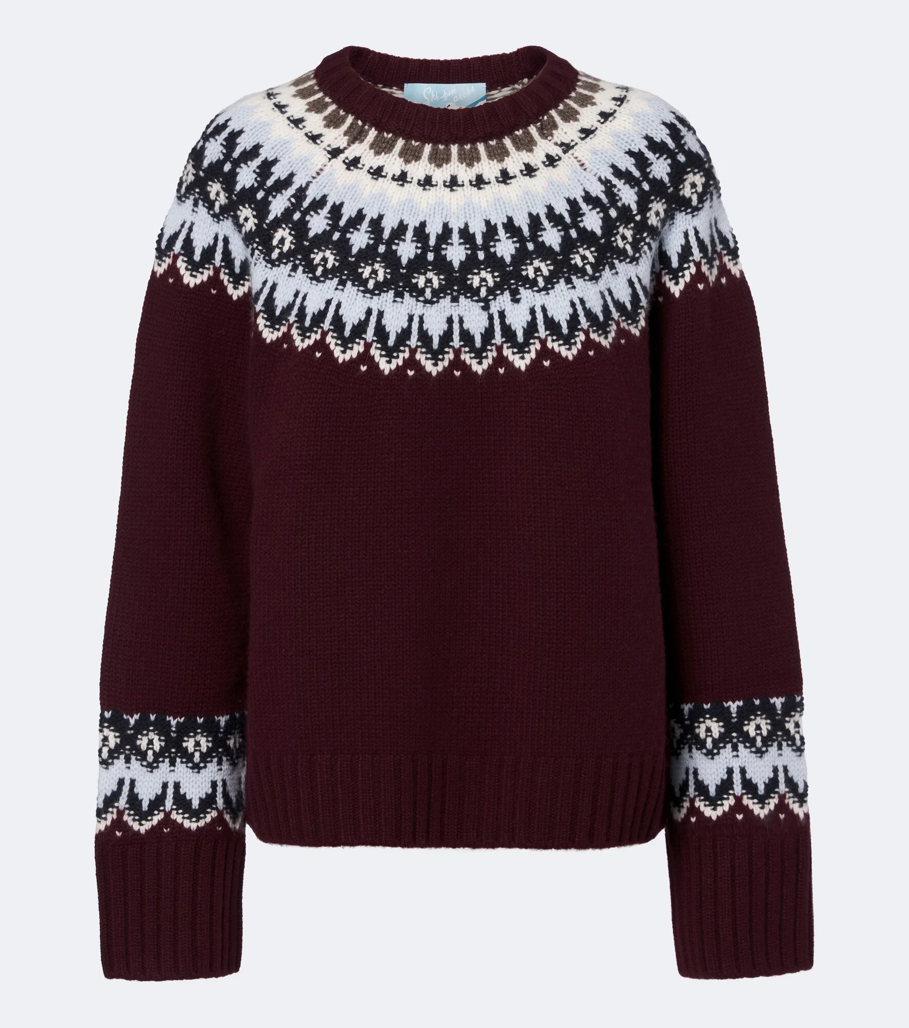 Moriond Fair Isle cashmere sweater - 1
