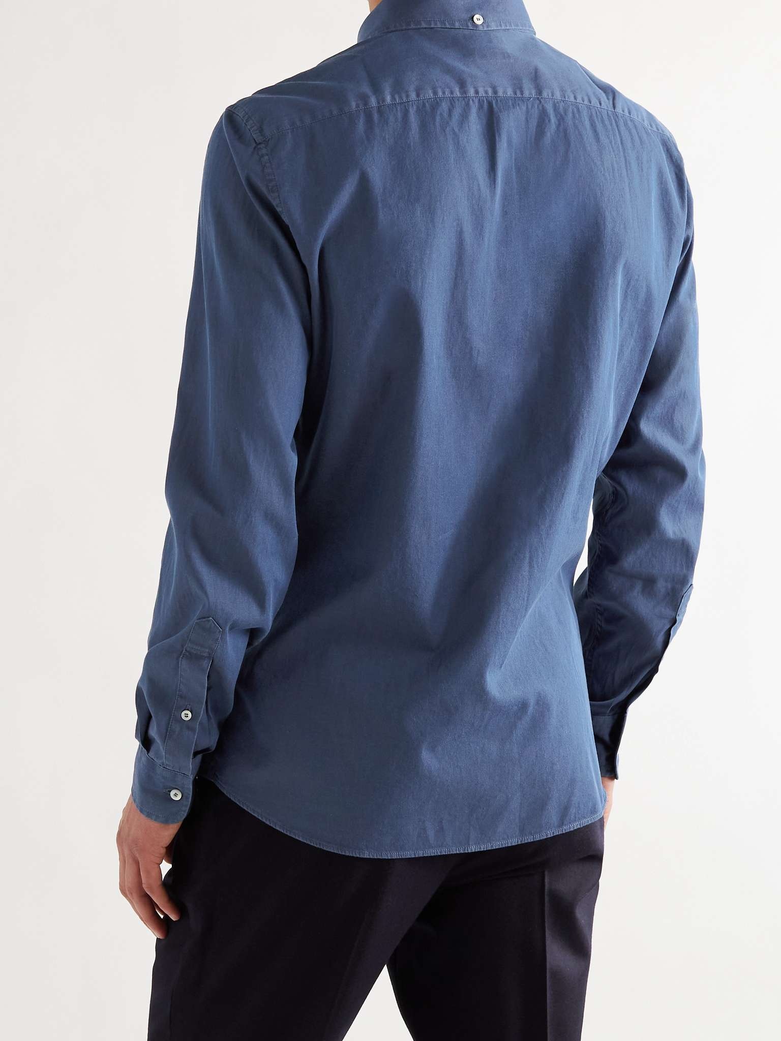 Button-Down Collar Cotton-Chambray Shirt - 4