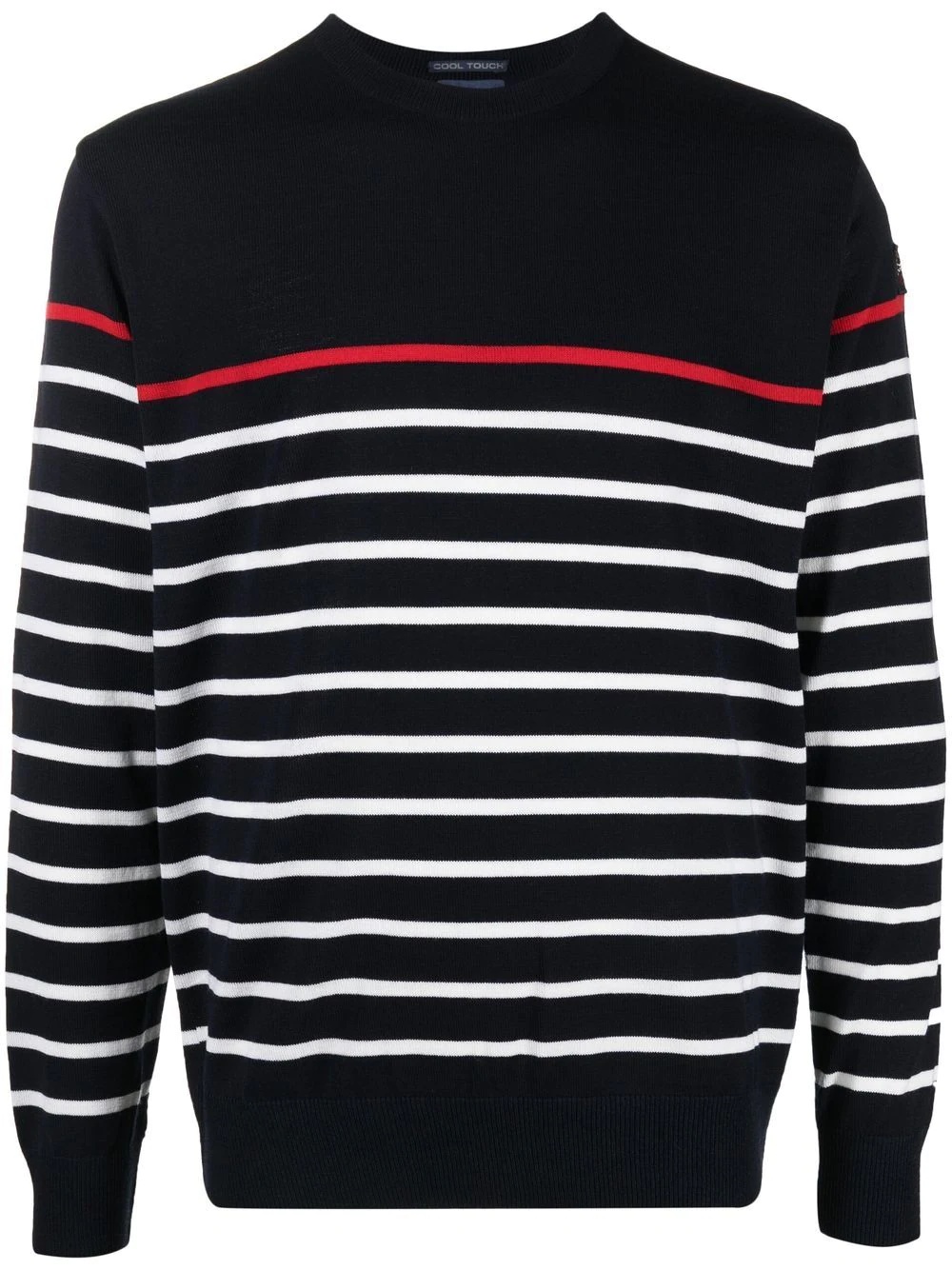 stripe-print jumper - 1