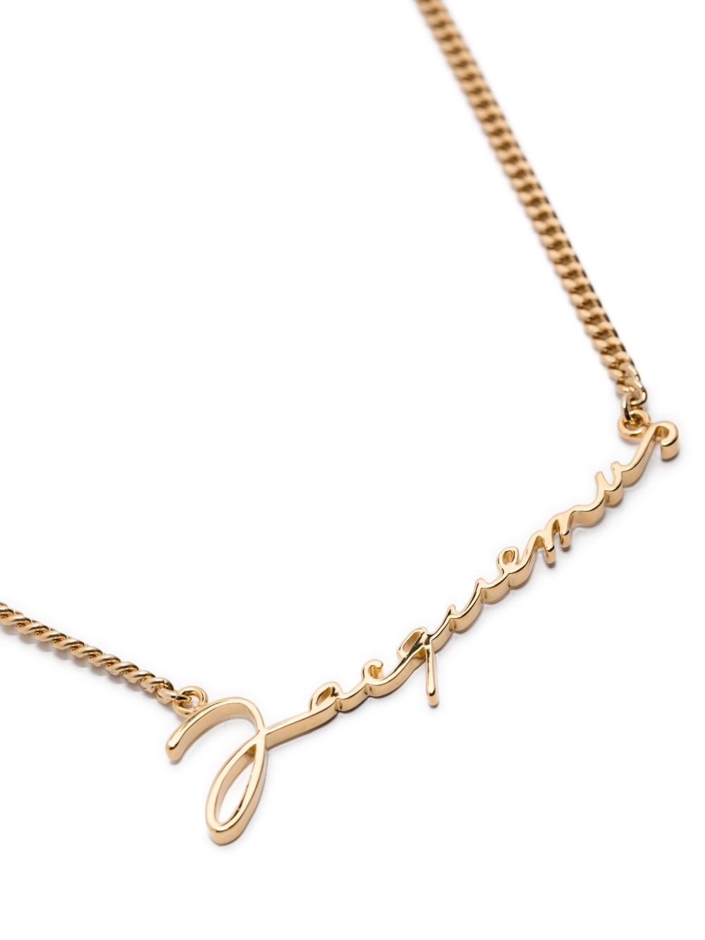 logo-lettering necklace - 3