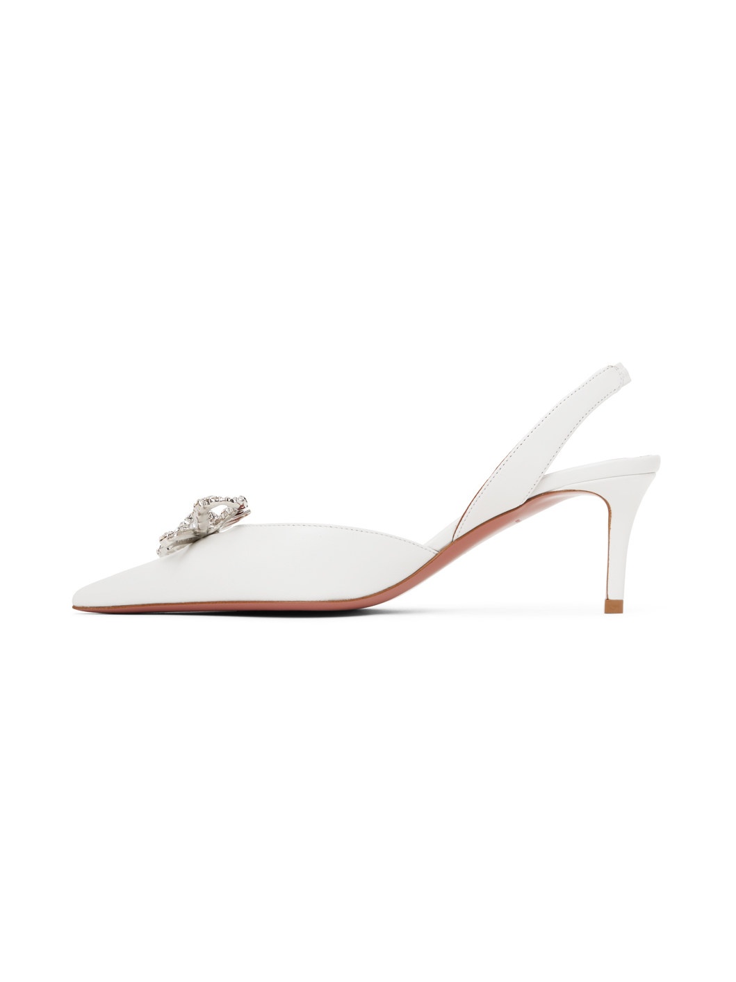 White Rosie Sling 60 Heels - 3