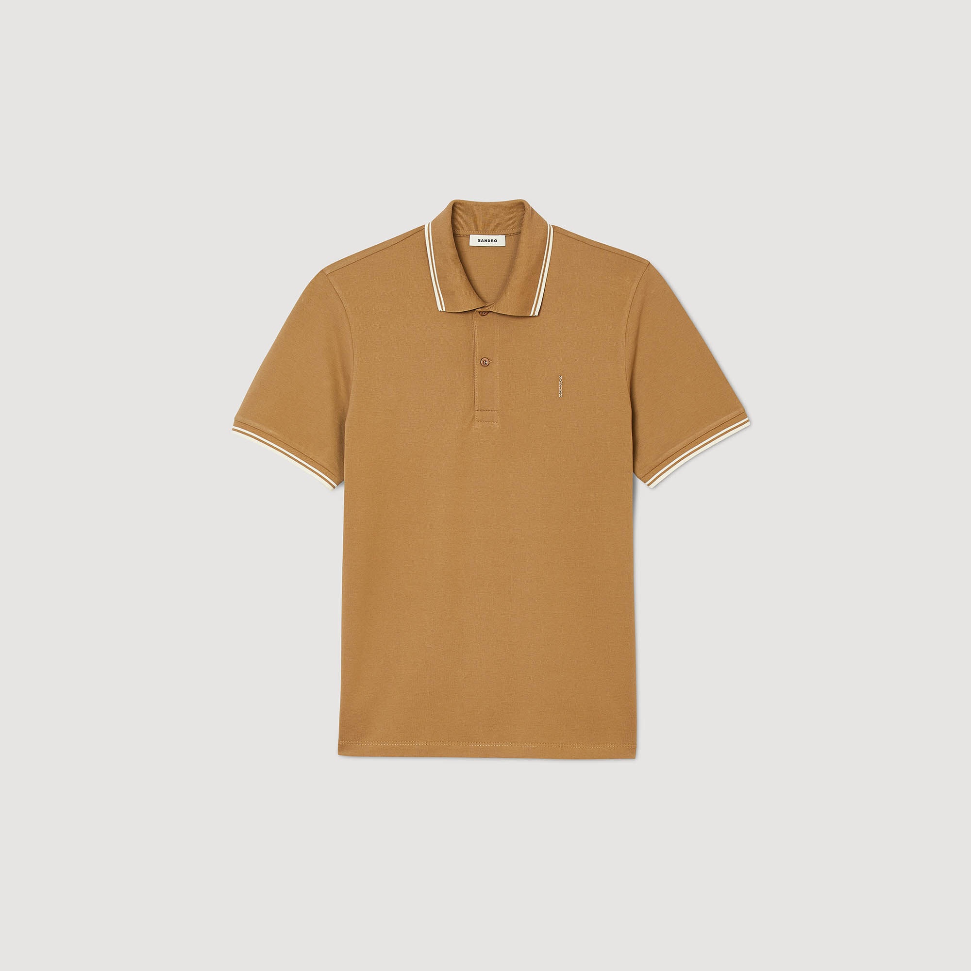 COTTON PIQUÉ POLO SHIRT - 1