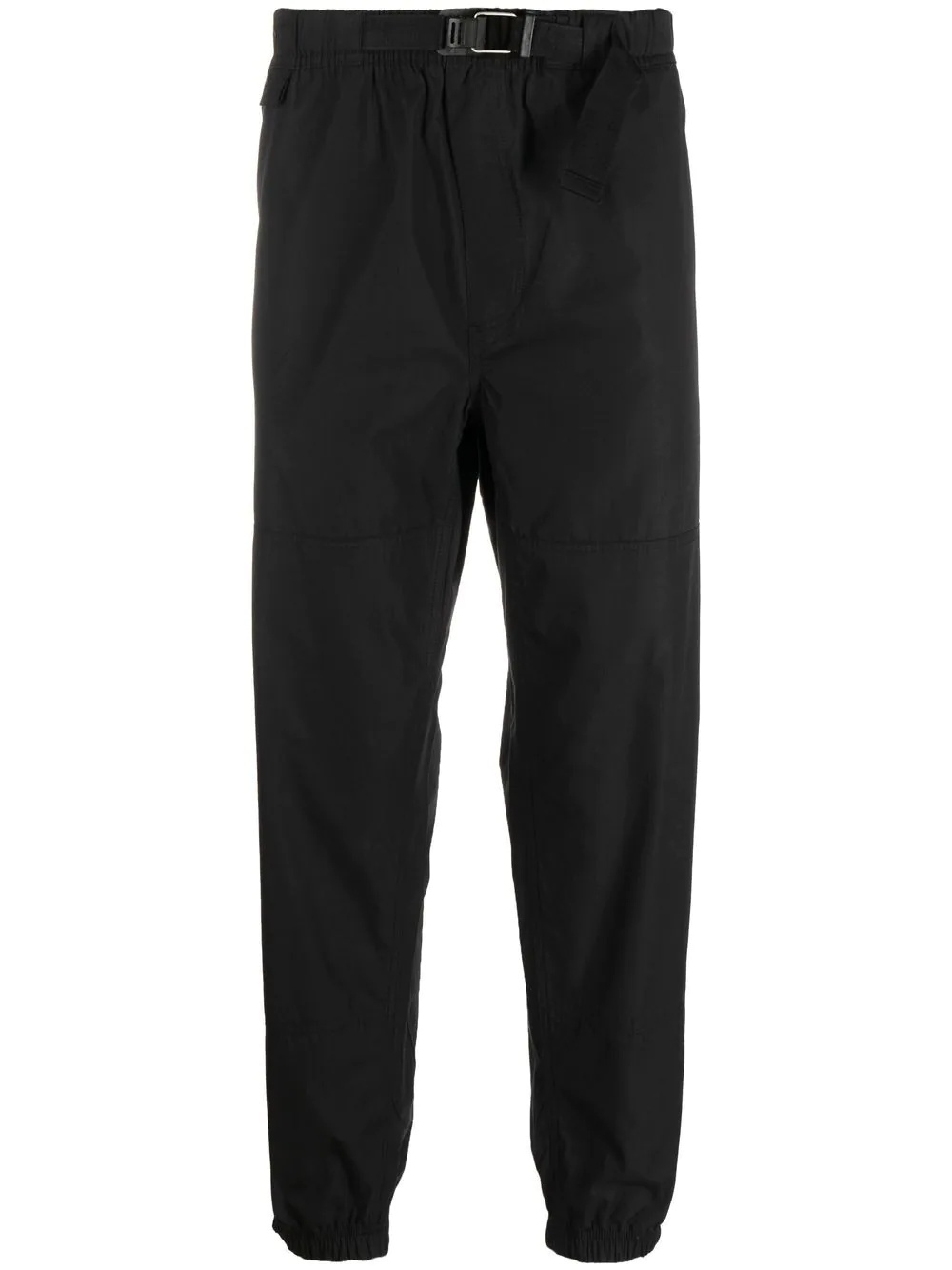 canvas tapered-leg trousers - 1